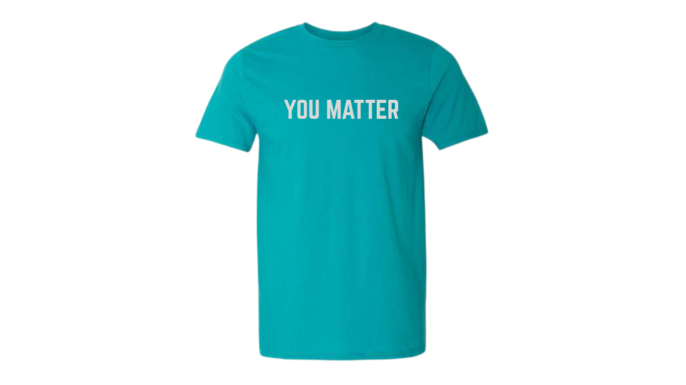 "You Matter" Multi Color Adult Softstyle T-Shirt