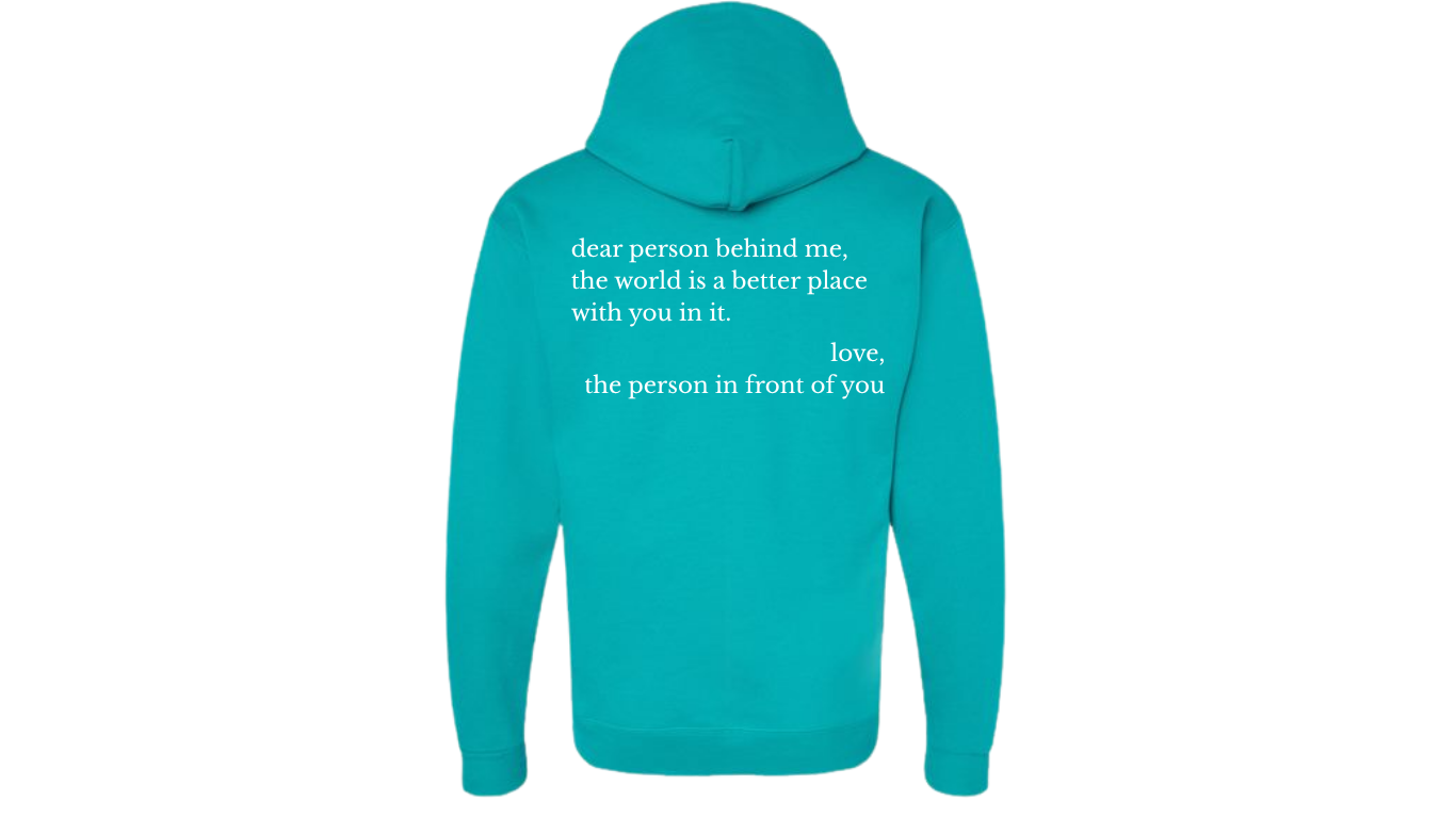 "Dear Person Behind Me" Unisex Hooded Sweatshirt