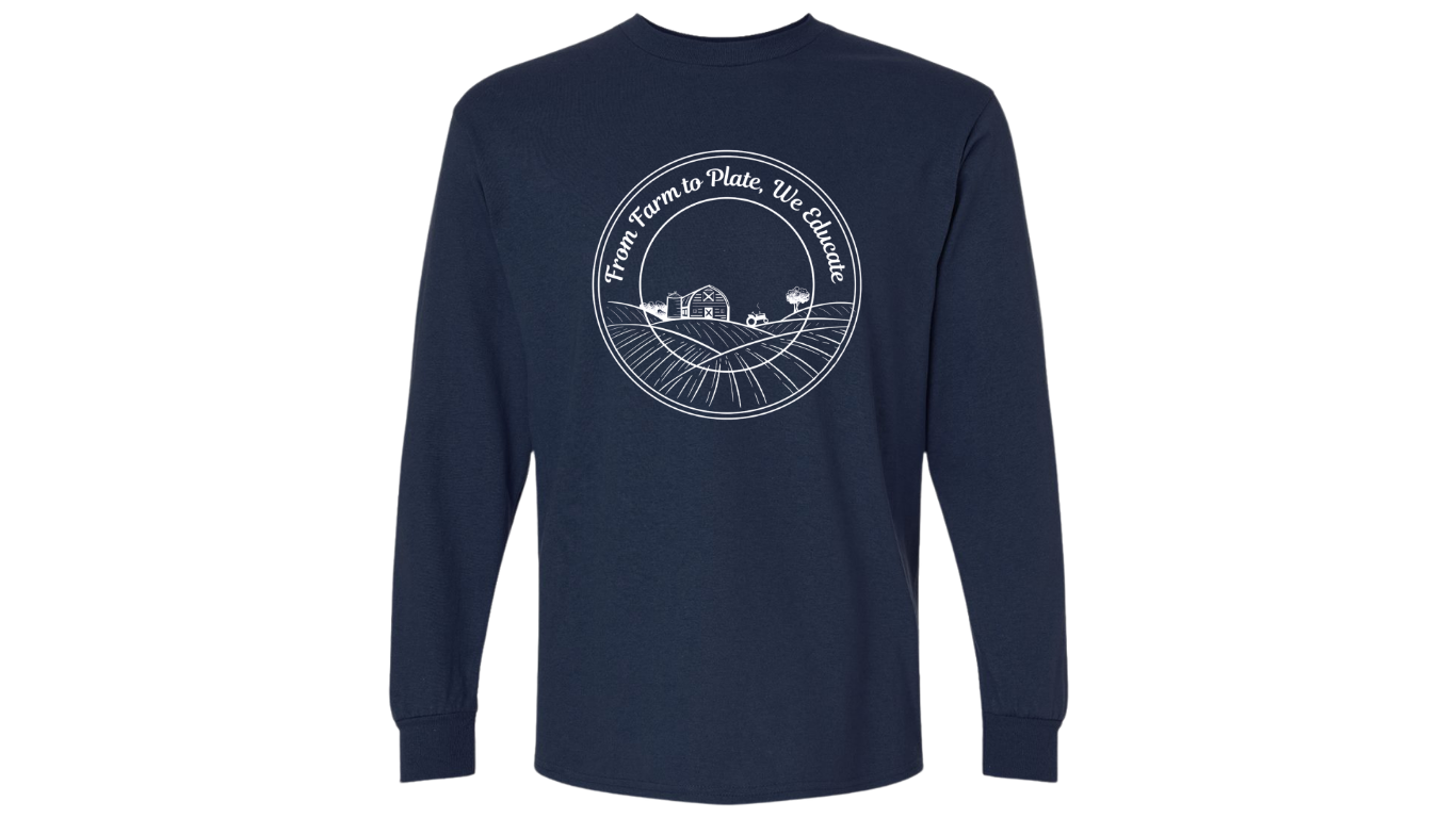 From Farm To Plate Adult Long Sleeve T-Shirt
