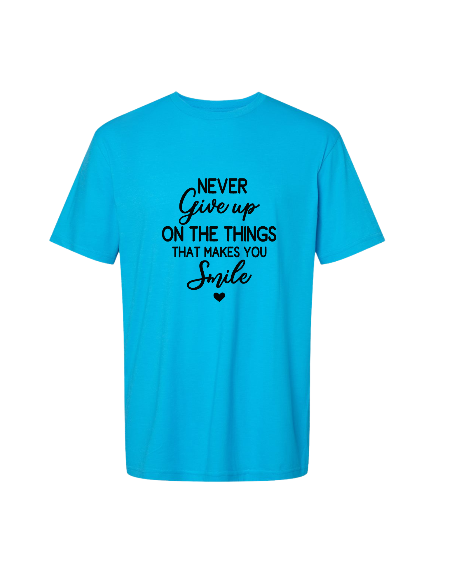 Never Give Up Adult Softstyle T-Shirt