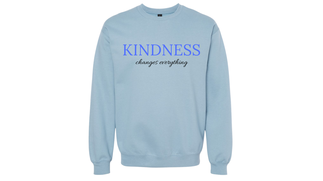 Kindness Changes Everything Adult Softstyle Fleece Crew Sweatshirt