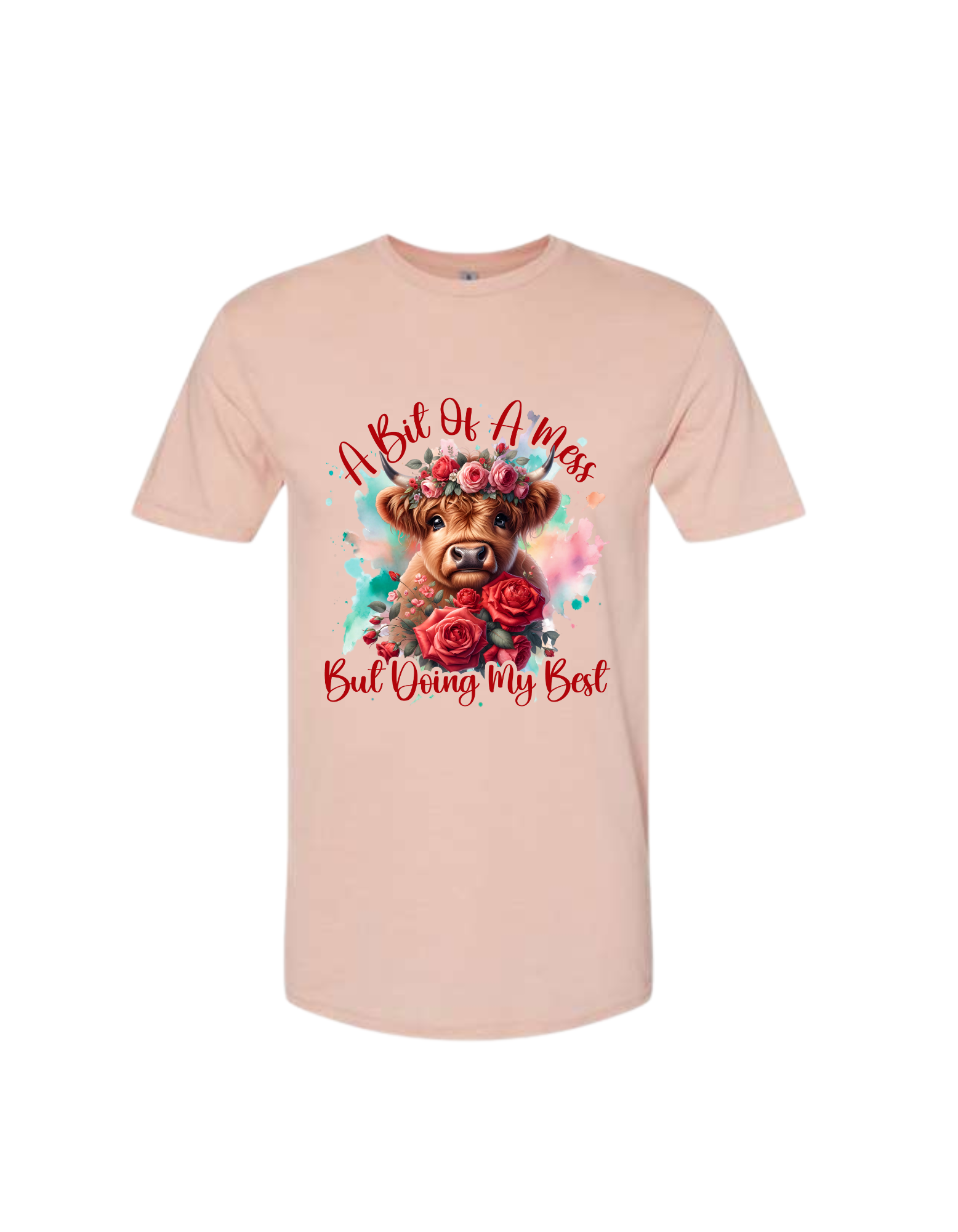 A Bit of a Mess But Doing My Best Adult Softstyle T-Shirt
