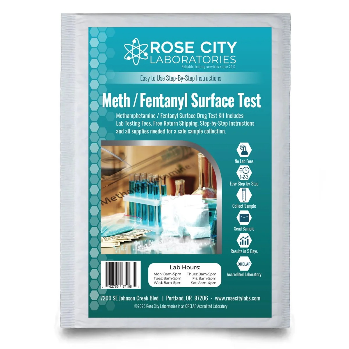 METH AND FENTANYL ADDED TO ROSE CITY LABS LINE OF HOME TESTKITS
