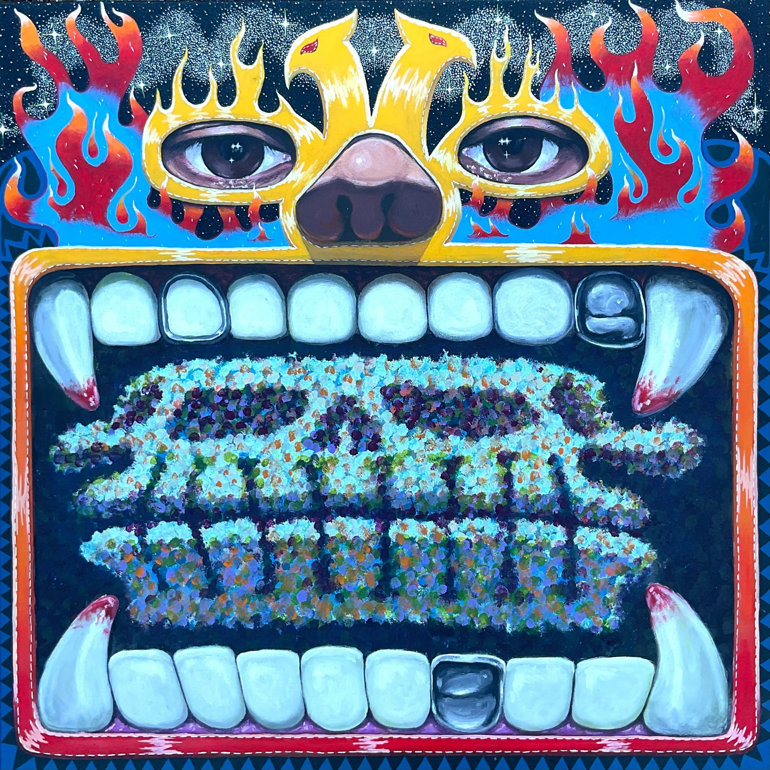 Spirit Awoken, 2022, Acrylic, 36inx36in.jpeg