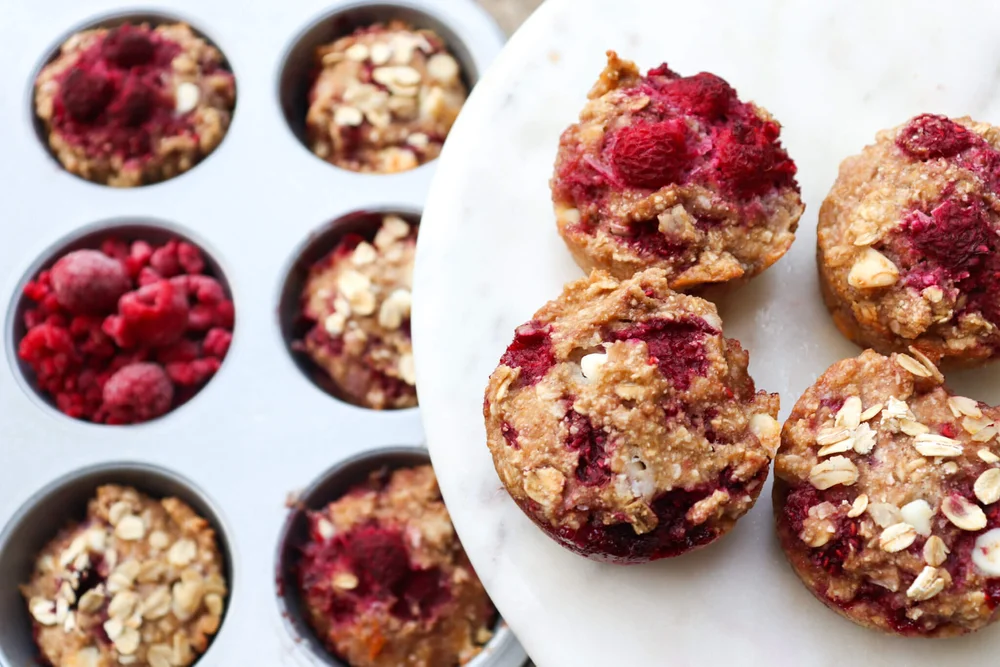    Raspberry White Chocolate Muffins   