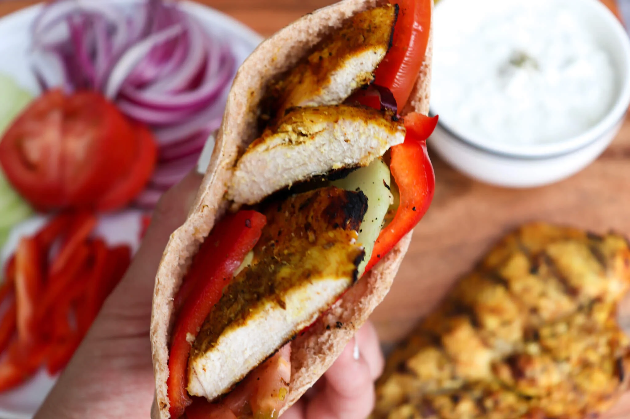    Grilled Chicken Shawarma   