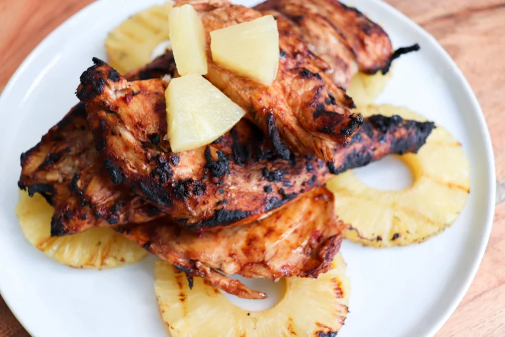    Pineapple Grilled Chicken   