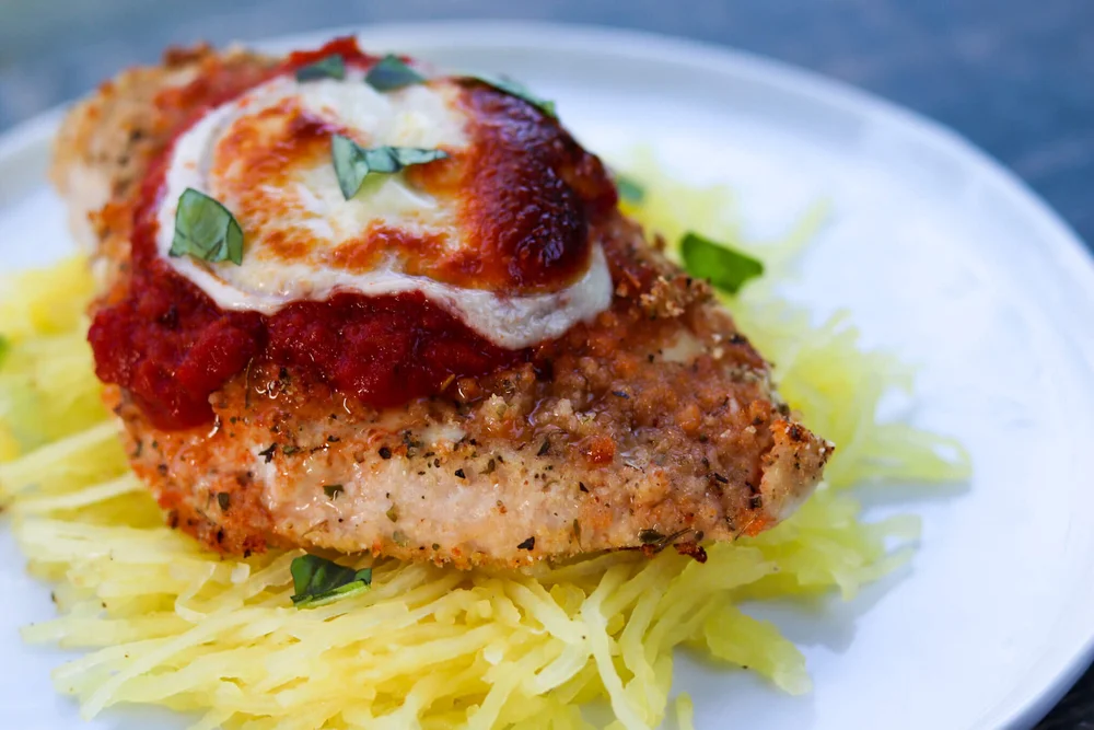    Healthy Baked Chicken Parmesan   