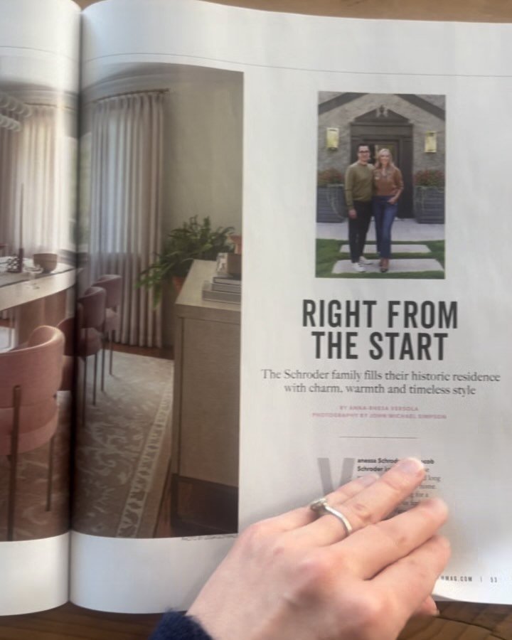 Thanks @durhammag for this October/November issue feature! We loved sharing how this #vickersave project came together. ⁠
⁠
Here&rsquo;s a quick look at the article along with a few final images of this renovated 1940s Colonial revival house. Helping