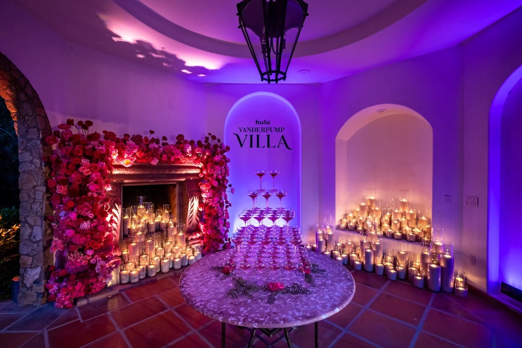 The Vanderpump Villa rosé room
