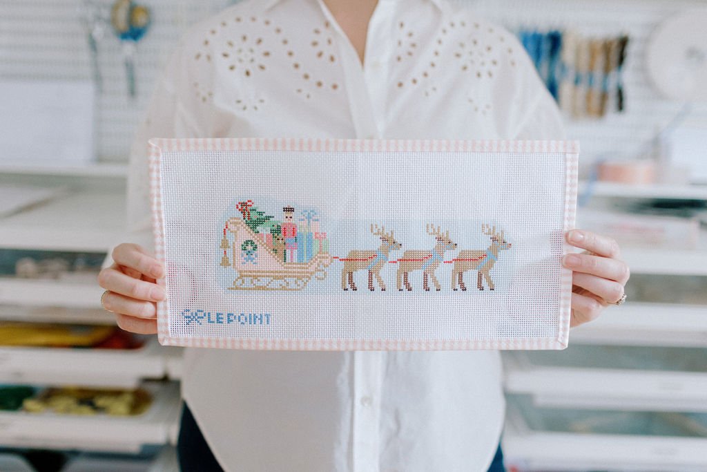 Le Point Studio on Instagram: I am incredibly excited to announce that we  will be launching a line of kids needlepoint kits! Meet Little Le Point. 💕  I have been working on