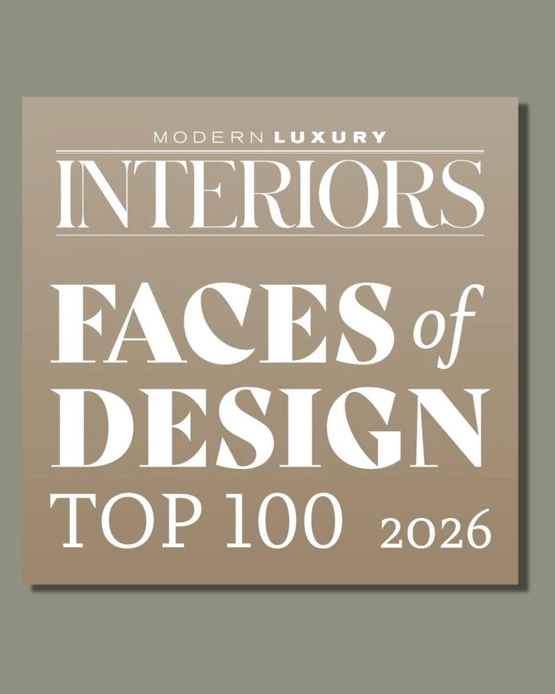 Honored to be featured in Modern Luxury&rsquo;s Faces of Design, Top 100 for 2026! So grateful to be recognized alongside so many inspiring creatives shaping the future of design.

#JeffersonStreetDesigns #FacesOfDesign #ModernLuxury #Top100Designers
