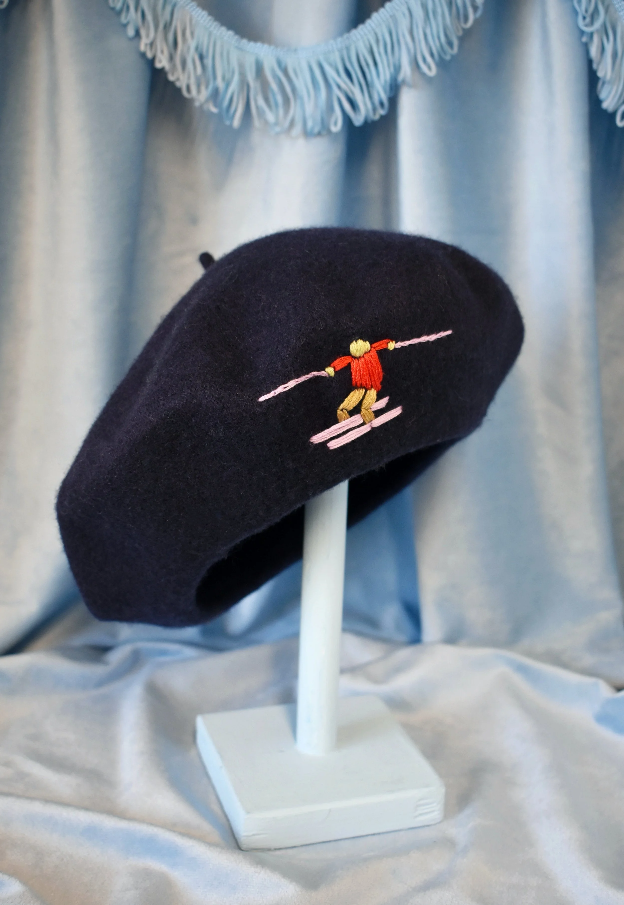 Navy Ski Beret