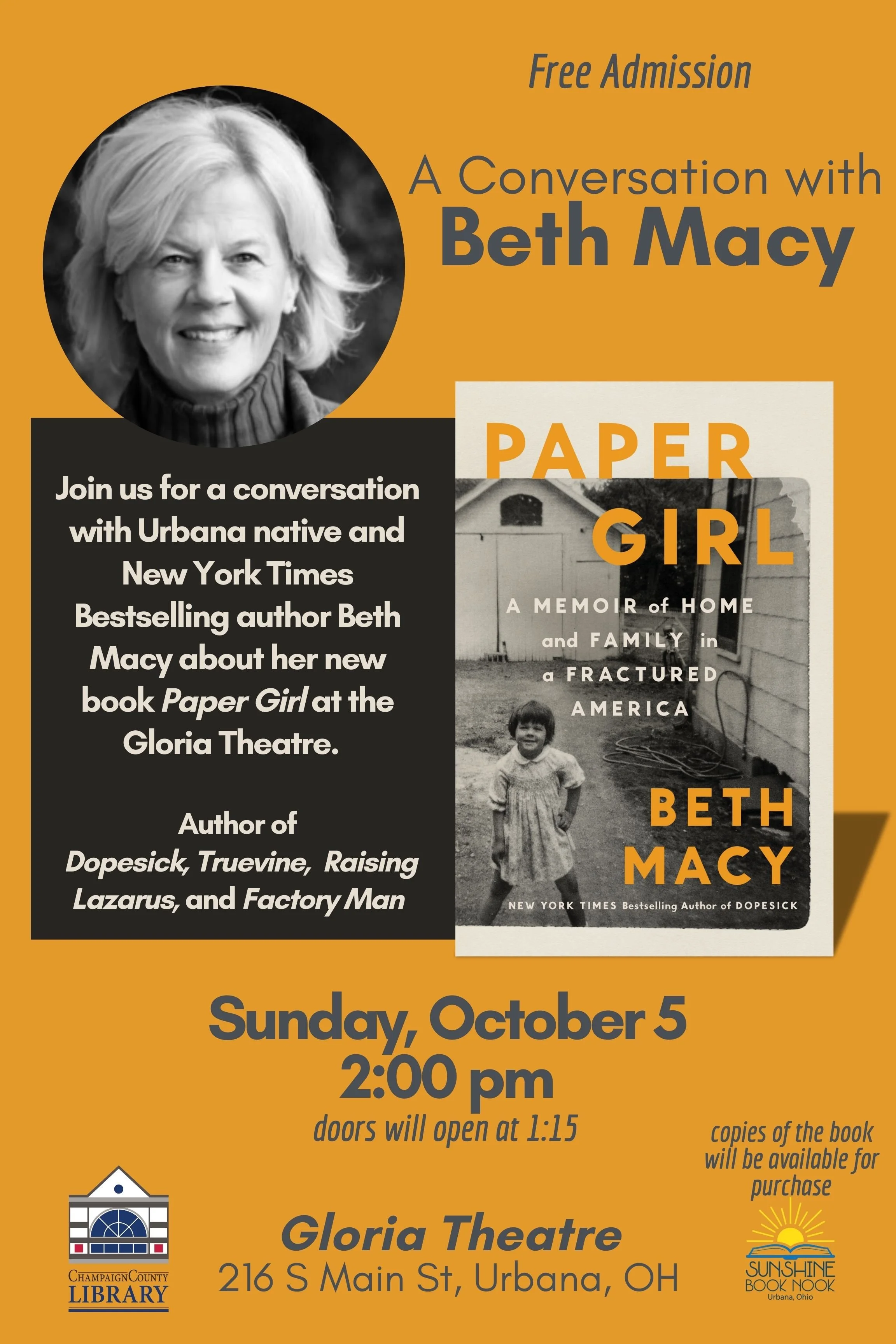 A Conversation with Beth Macy