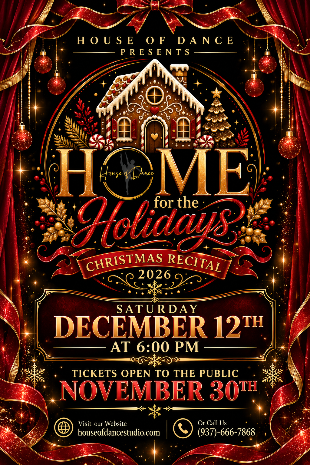 House of Dance Presents: Home for the Holidays Christmas Recital