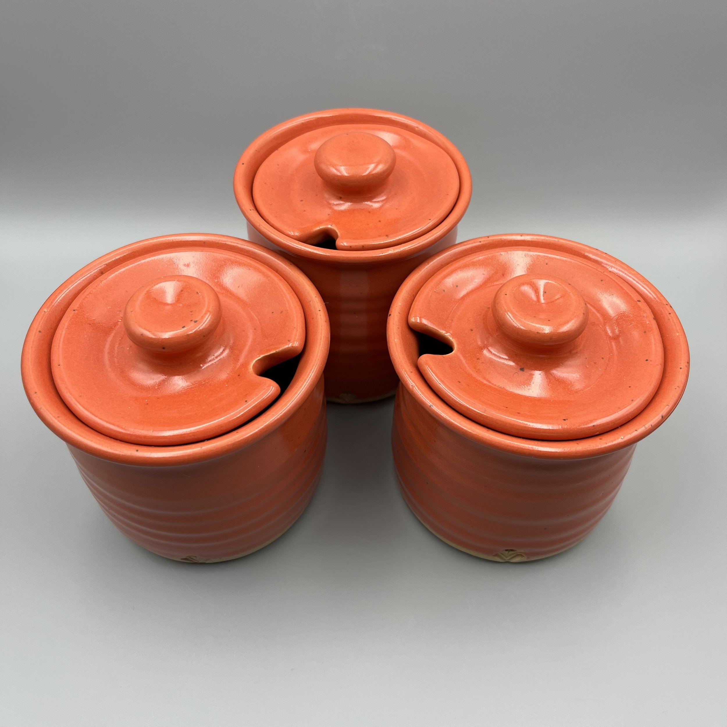 orange honey pots