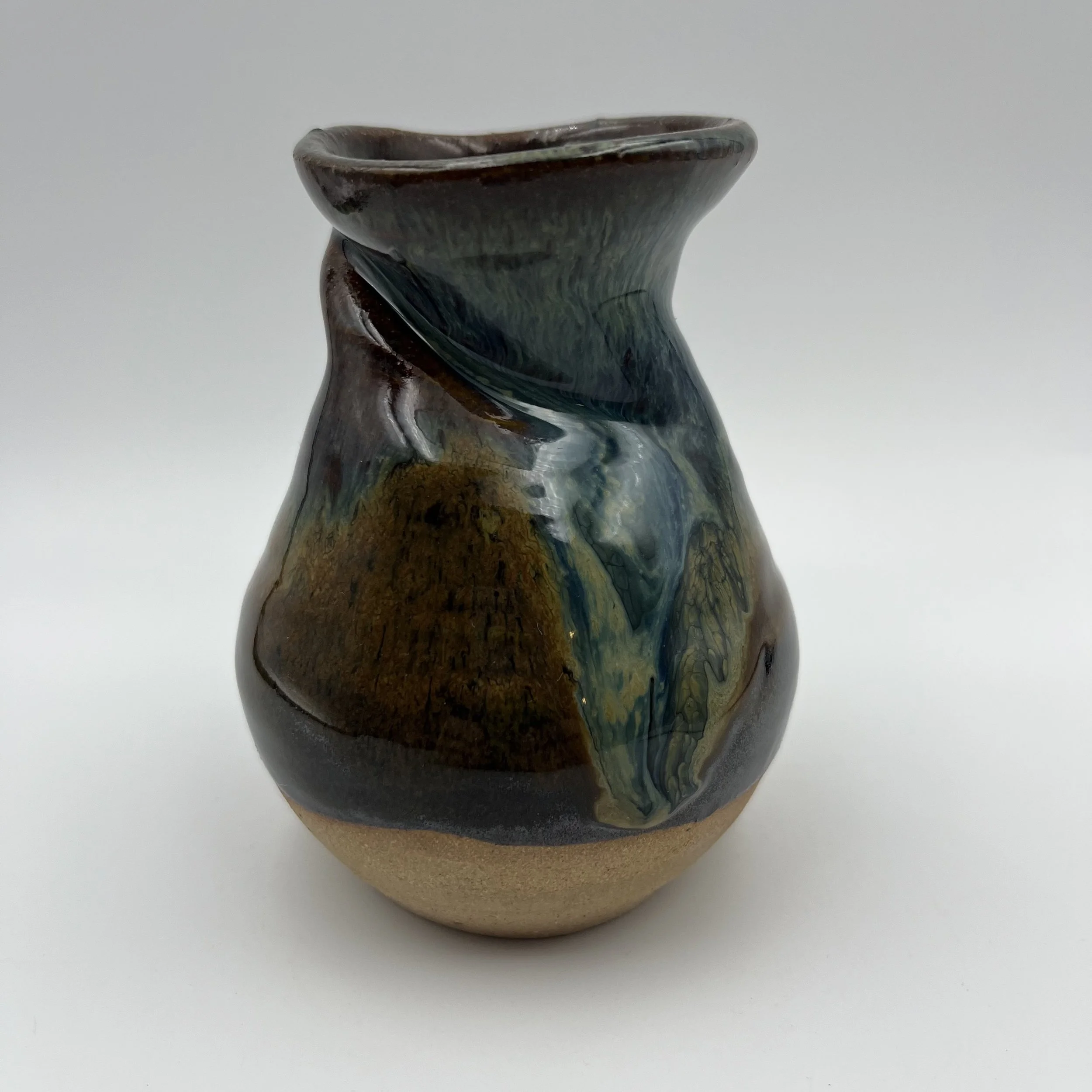 Tie Dye Vase with a Twist