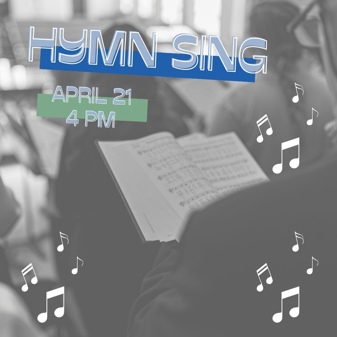 Join FPC for a Hymn Sing of favorite hymns from the ages on Sunday, April 21 at 4:00 pm in the sanctuary! 🎶