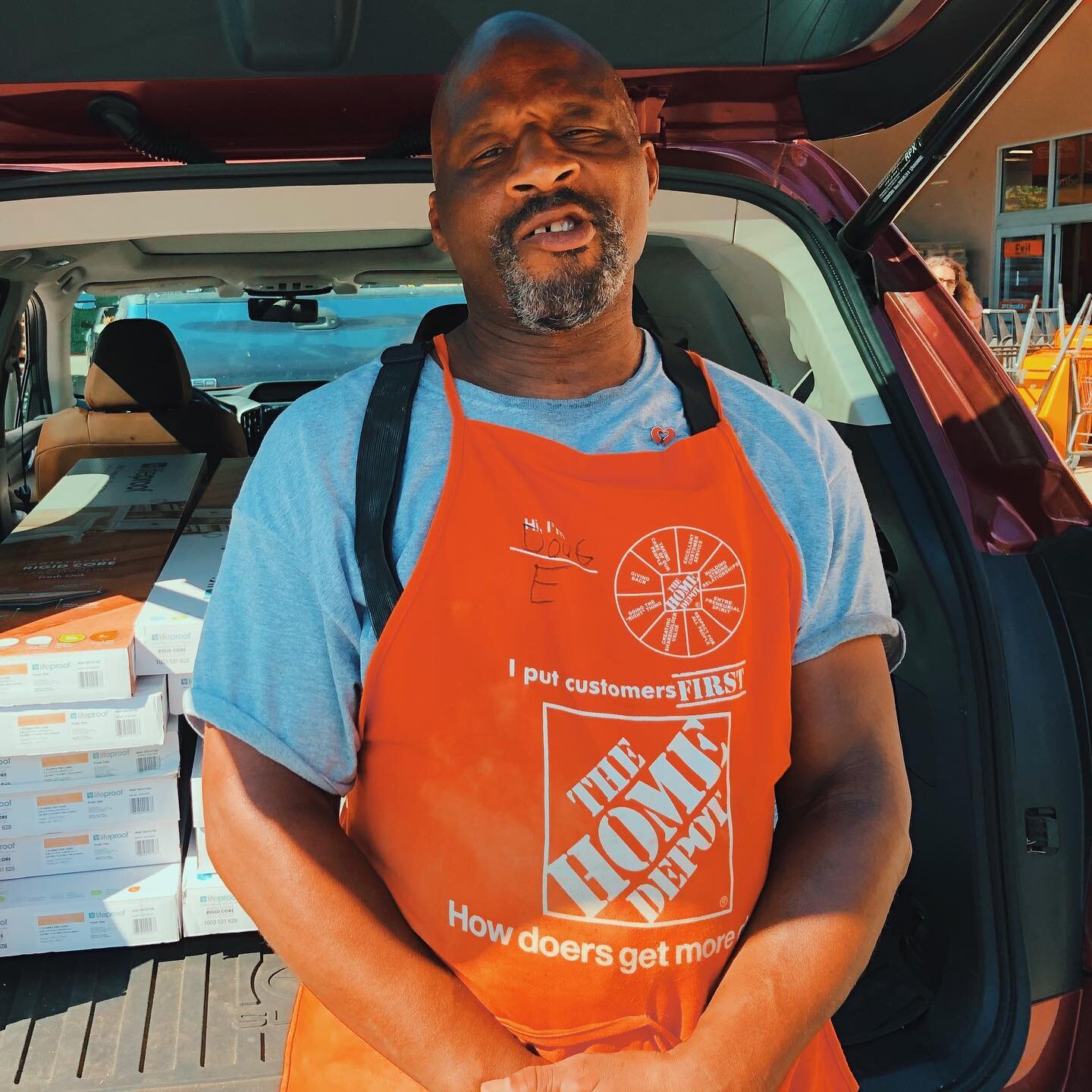 &ldquo;And when you wear it, just remember, people appreciate what you&rsquo;re doing!&rdquo;

Today we are proud to give out Hero&rsquo;s Hearts to essential employees in our local community. Doug wanted the pin on his shirt not his apron.  He said 