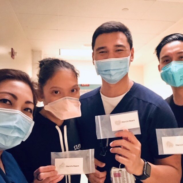 Happy to get Hero&rsquo;s Hearts out to the busiest ER in Los Angeles County! Visit our blog to read about the brave frontliners who work in the Los Angeles County - USC Emergency Room. @kamden.and.mommykate reached out to us about acquiring recognit