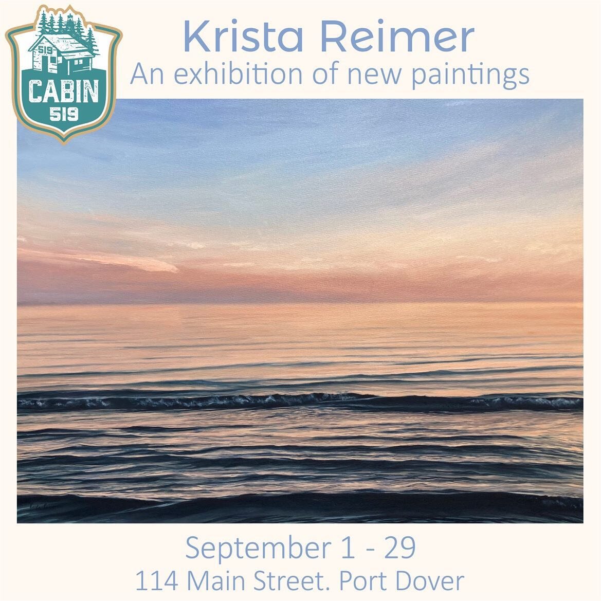 ~New Feature Artist~
Krista Reimer is our feature artist for September. Stop in the cabin to see her beautiful paintings. All work is for sale. 
#localartist #norfolkcounty #lakeerie #sunset #paintings #homedecor #lakelife #portdover @krista_reimer_p