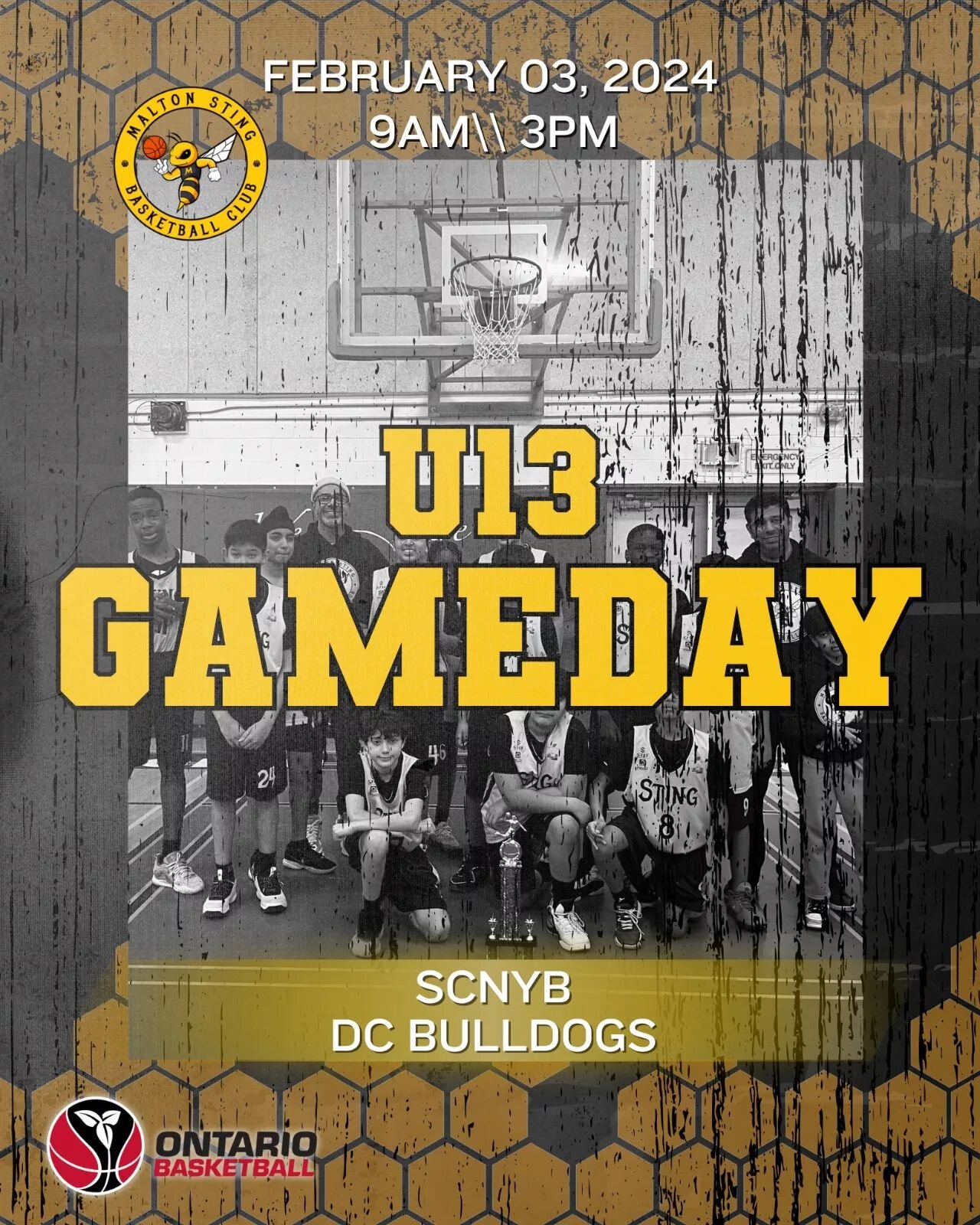 Gameday for our U13s 🚀🐝