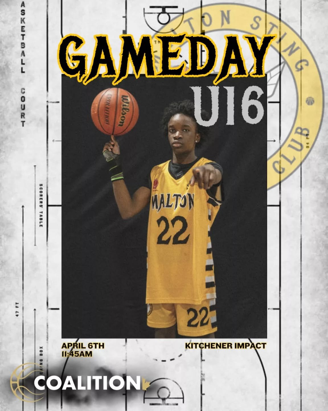Day 2 of our @coalitionbasketballleague playoff weekend for the U16 team 🐝