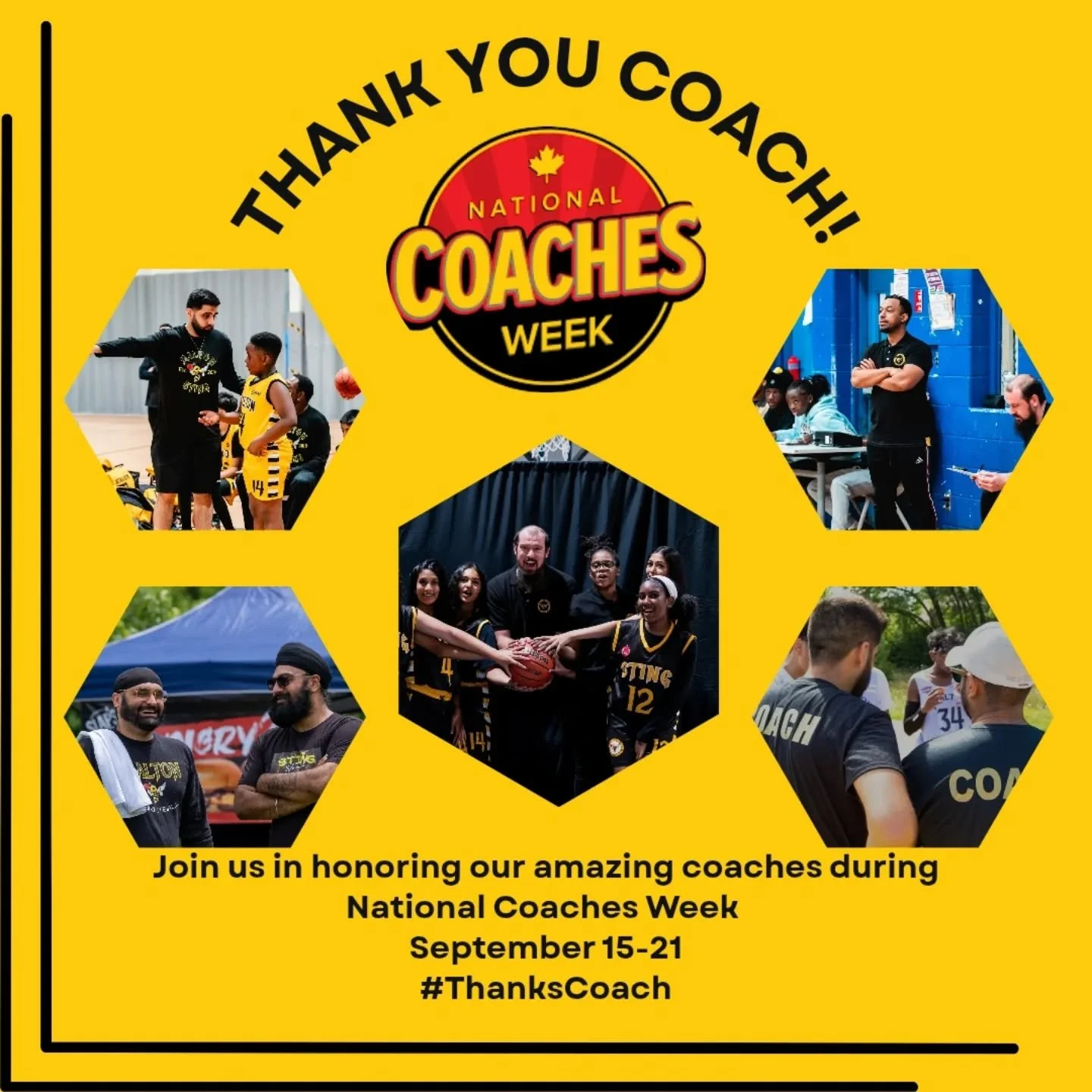 Thank you Coach!

This week, we celebrate the incredible coaches who inspire, lead, and make a lasting impact in our Hive&mdash;on and off the court. 

💪 Whether it's a high-five after practice or a game-changing pep talk, coaches shape athletes and