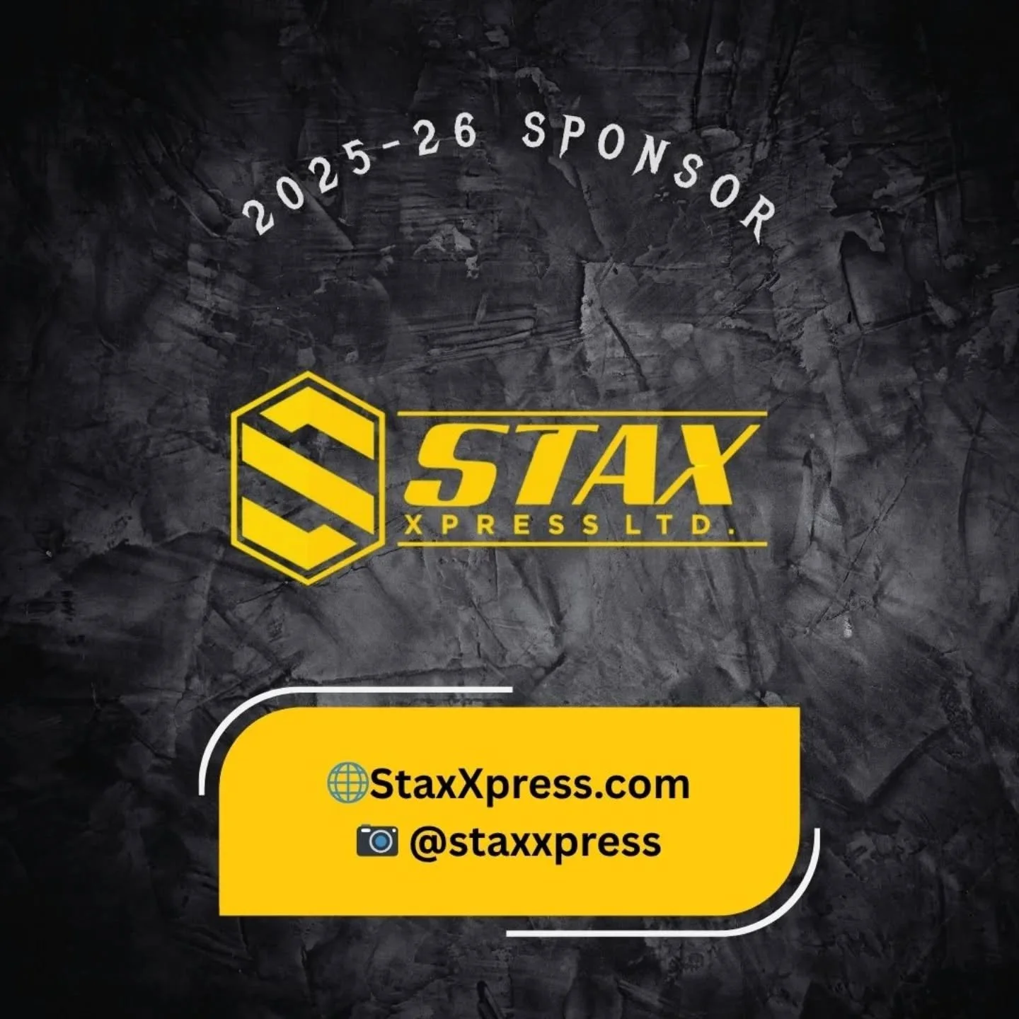 💛🐝 Since Day 1 🐝💛

We&rsquo;re proud to shout out Stax Xpress &mdash; a founding sponsor of Malton Sting Basketball Club and a true supporter of youth in our community.

From our very first season in 2019 to now, Stax Xpress has had our back, hel