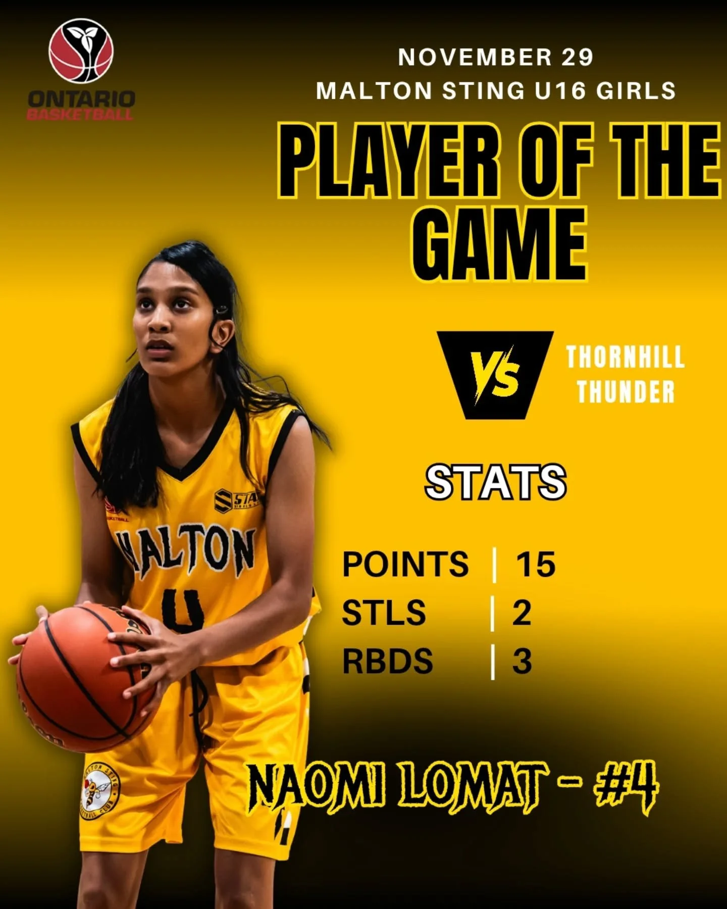 U16 GIRLS PLAYER OF THE GAME (Week 1 Game 2) | Naomi Lomat (#4)

Naomi filled up the scoresheet with 15 points, 2 steals, and 3 rebounds.  Coming off an impressive ROPSSAA campaign with Ascension of Our Lord, she is looking to make the same impact wi