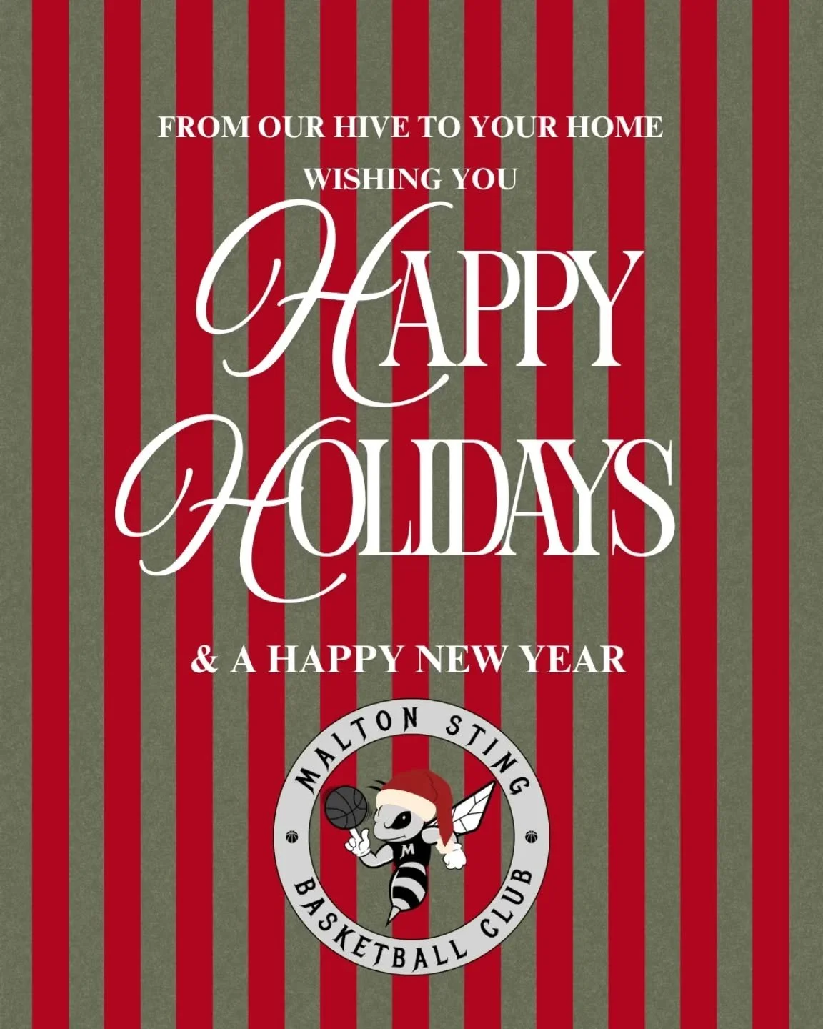 🎄☃️Wishing everyone Happy Holidays and a prosperous 2026 ahead from the Malton Sting family !☃️🎄