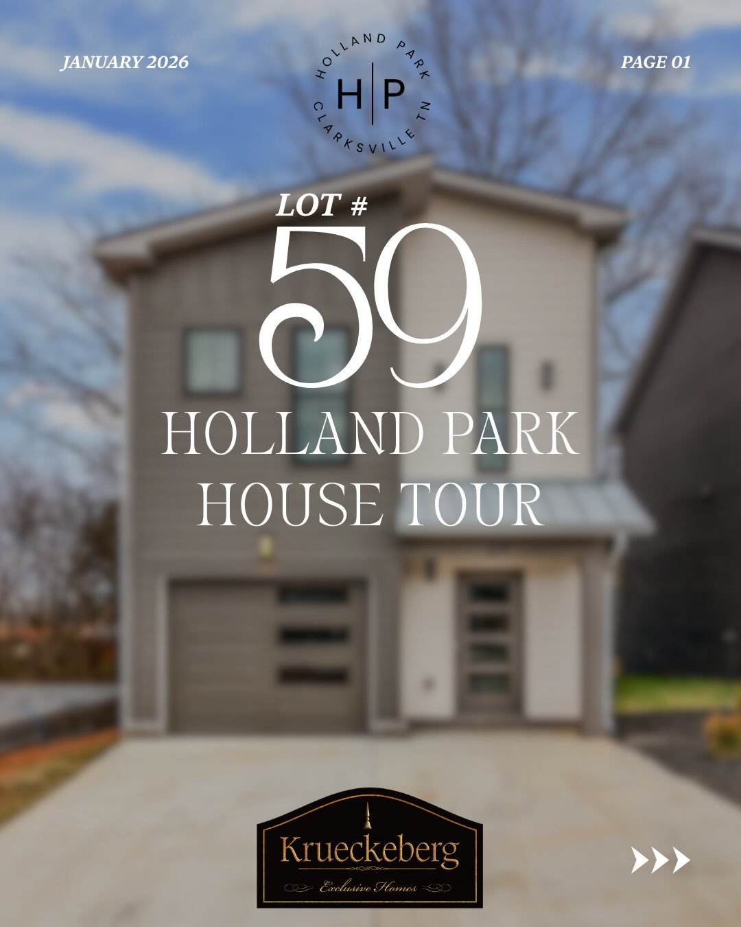 Lot 59 Holland Park! 

#krueckebergexclusivehomes #localclarksville #sangotn