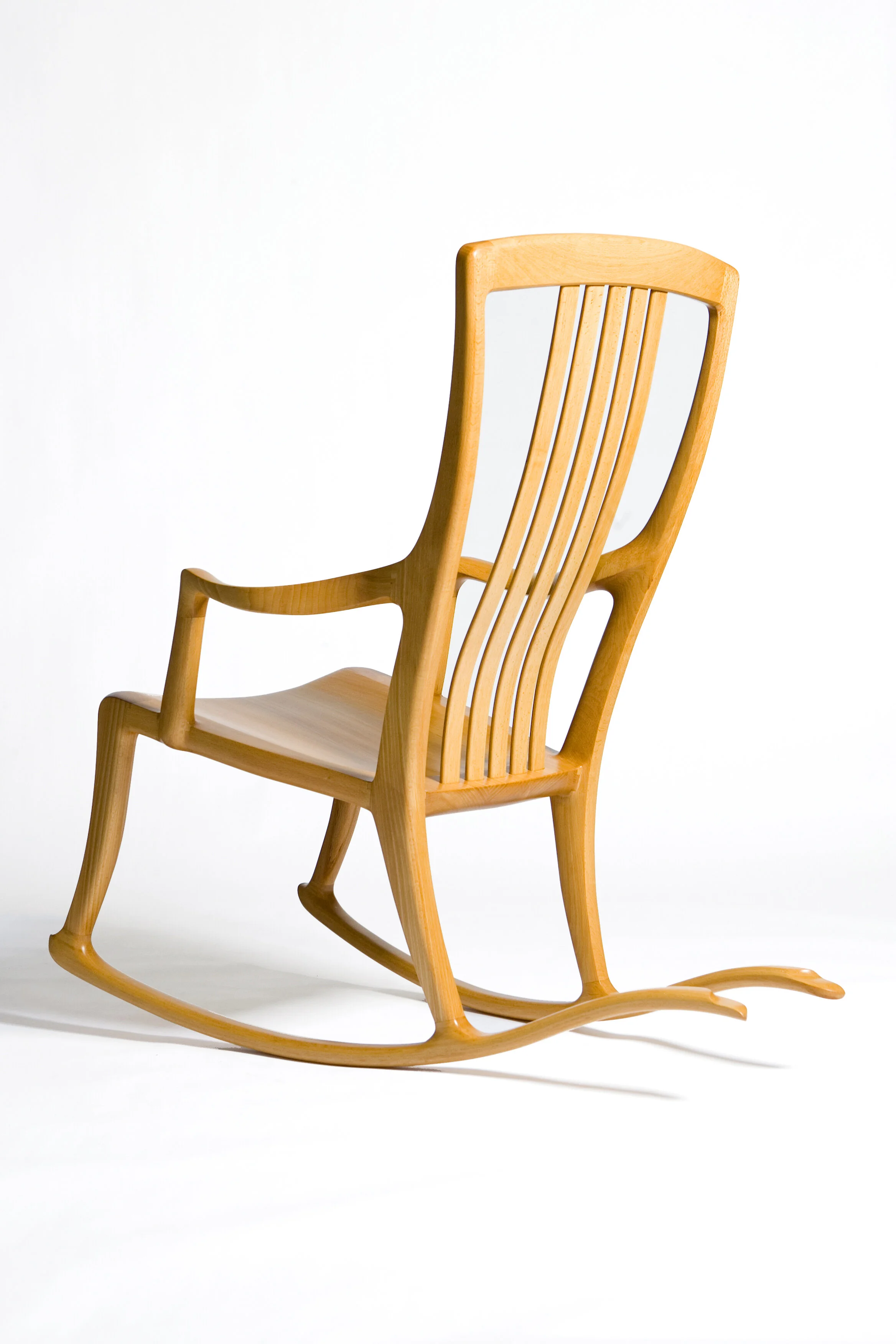 Custom furniture rocker by Ethan Hutchinson