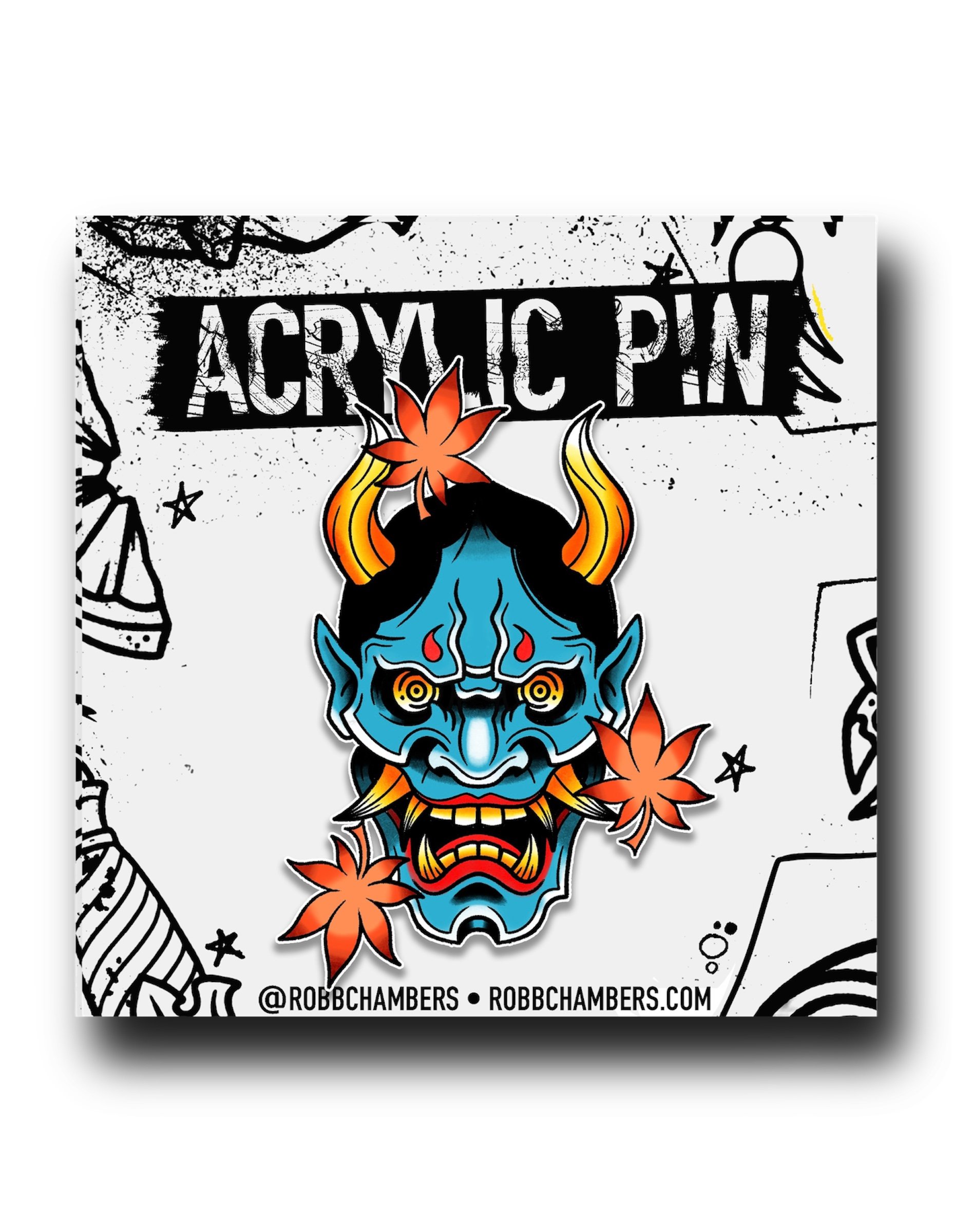 ONI MASK (ACRYLIC PIN)