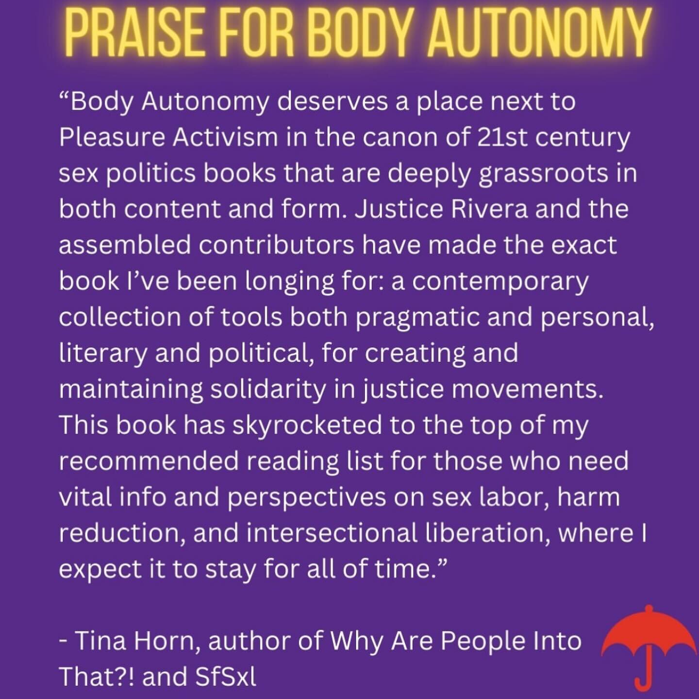 Body Autonomy blew me away! Bravo to @justicerivera_writes &amp; @synergeticpress and all the contributors! Preorder this book now!