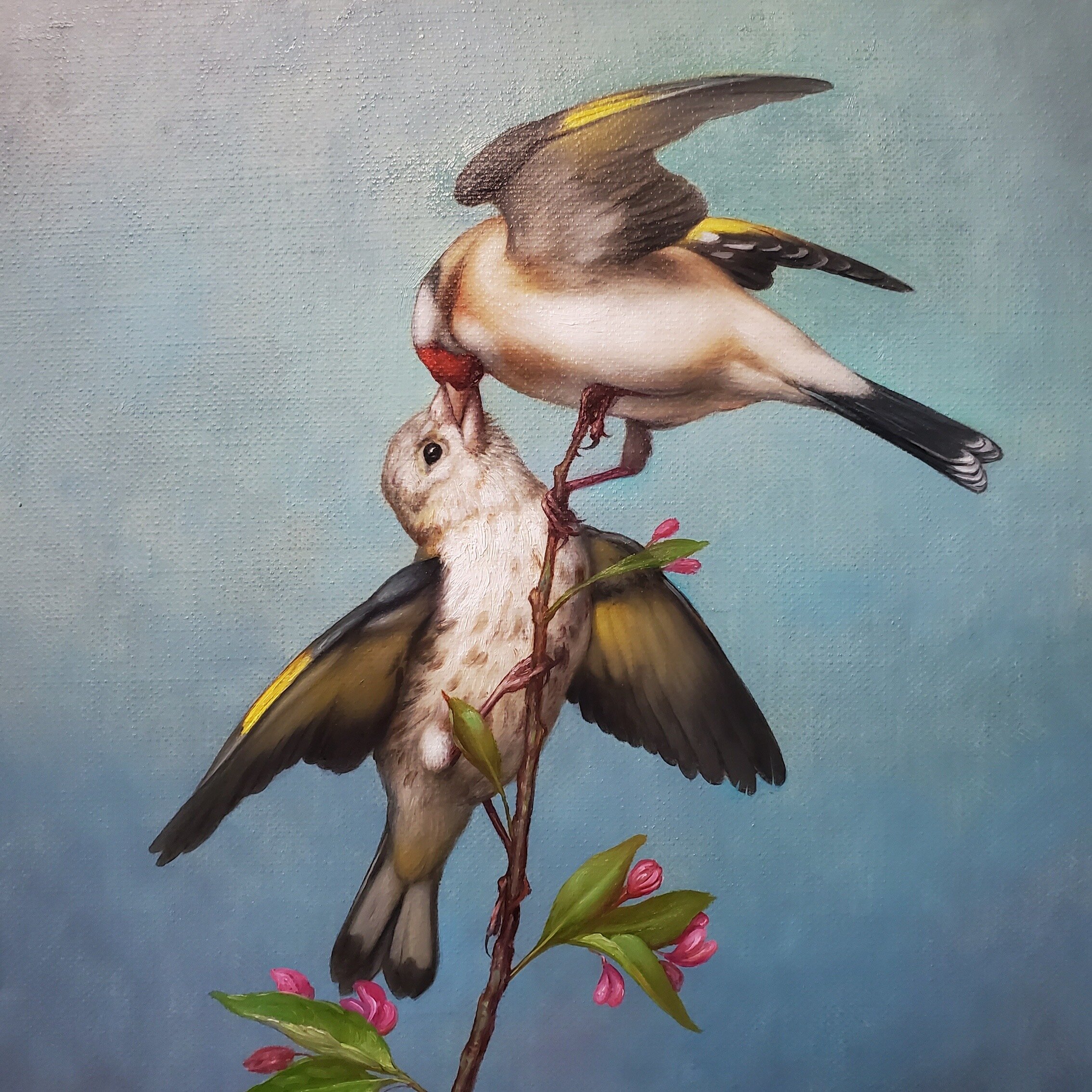 Russell Gordon "Devotion", 11 x 10", oil on linen, $3,200
