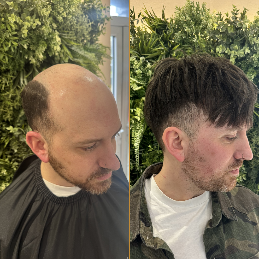 short hair systems at heir salon