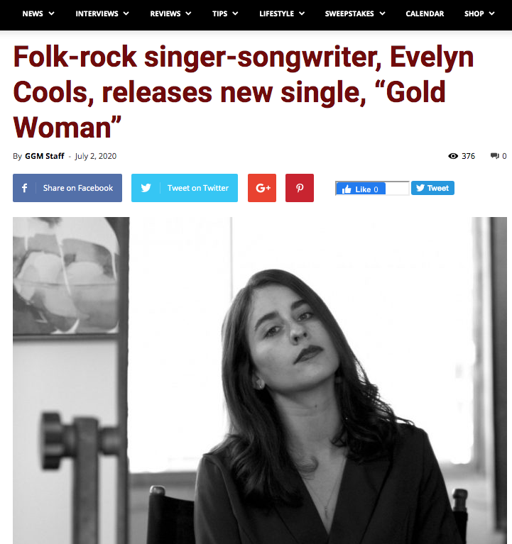 “Cools is recognized for her powerful lyrics and her storytelling abilities through music.”Guitar Girl Magazine