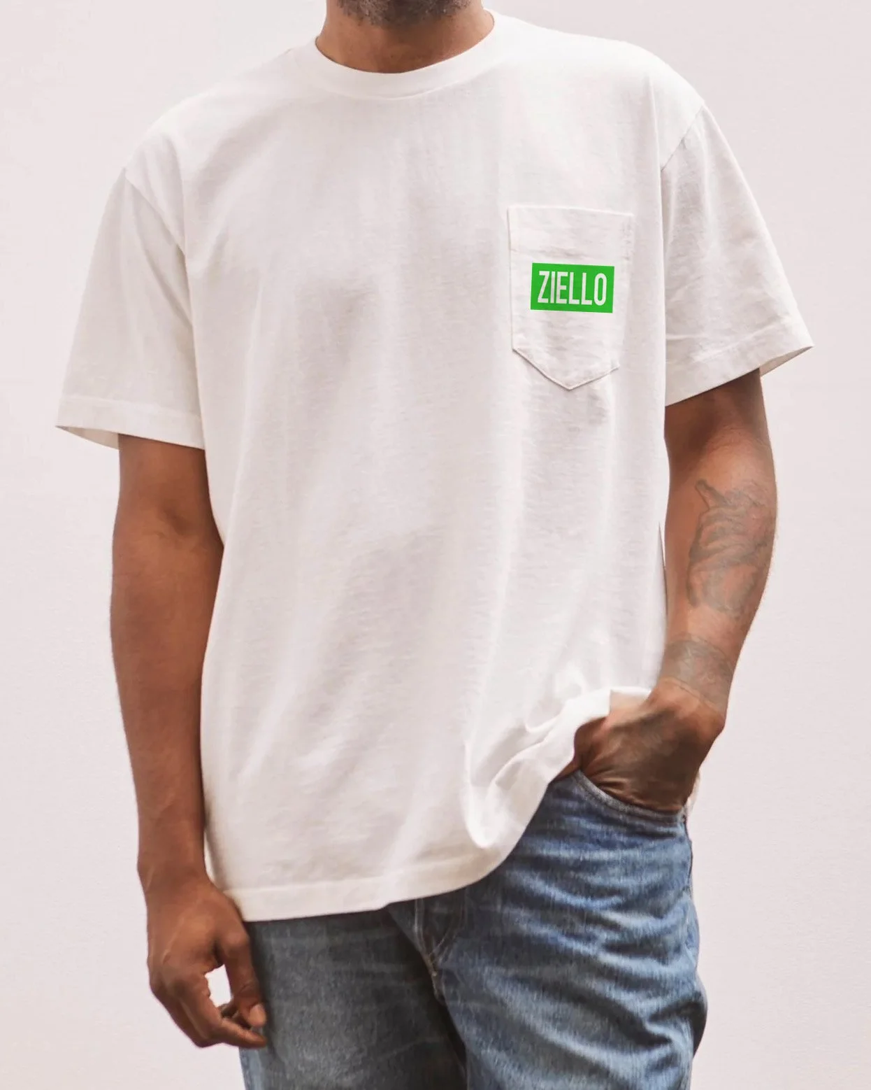 Ziello Pocket Tee with Zeal Back Print — Ziello