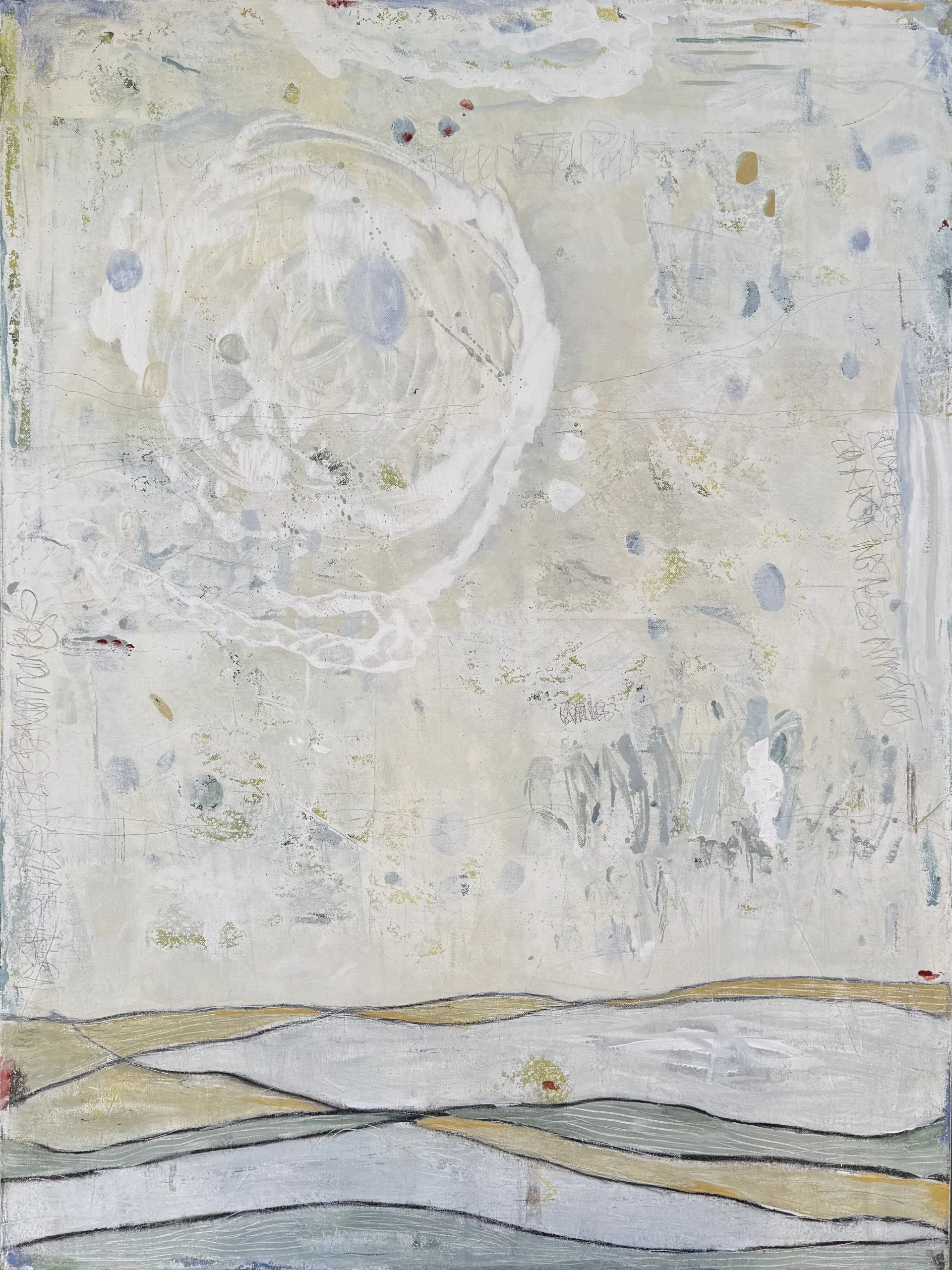 Friendships, 30x40x1 1/2. Acrylic on Canvas