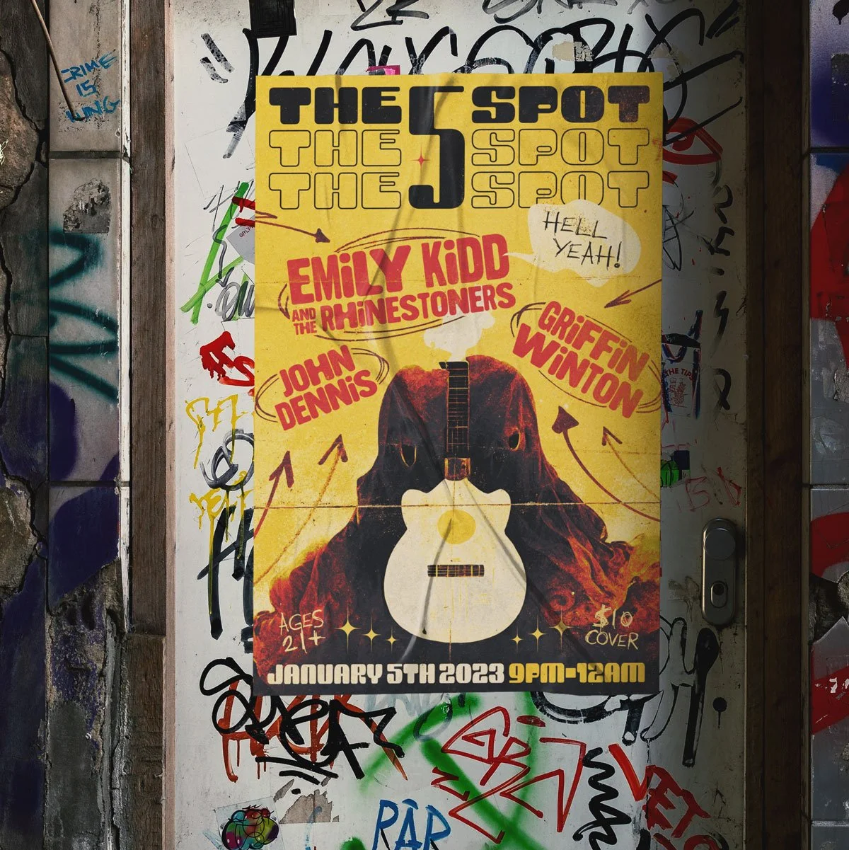 The 5 Spot /// Show Flyer