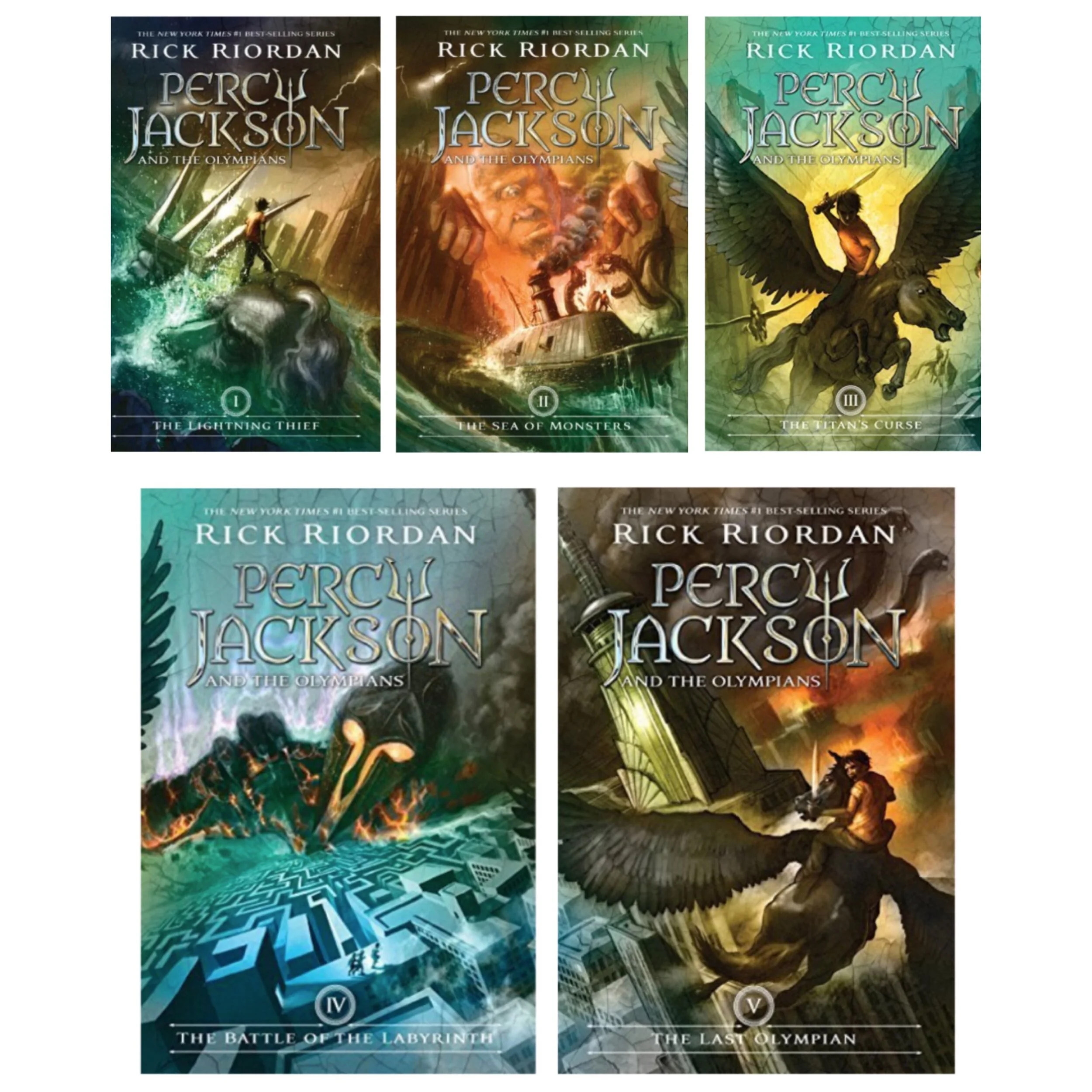 Percy Jackson and the Olympians Series by Rick Riordan