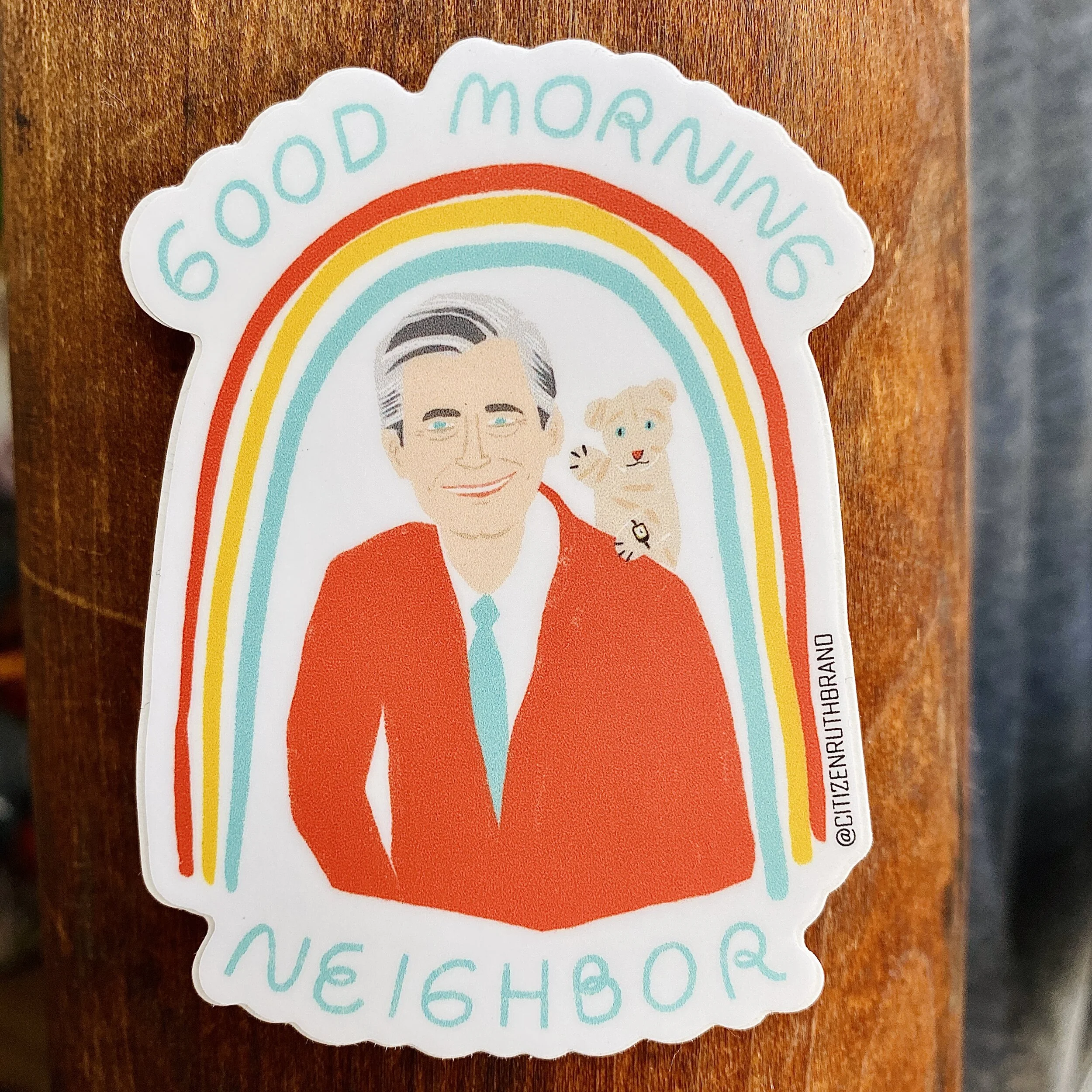 Mr. Rogers Neighbor Sticker