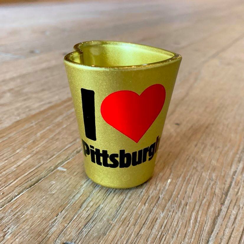I Love Pittsburgh Shot Glass