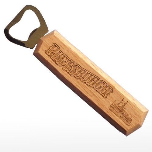 Pittsburgh Wooden Bottle Opener