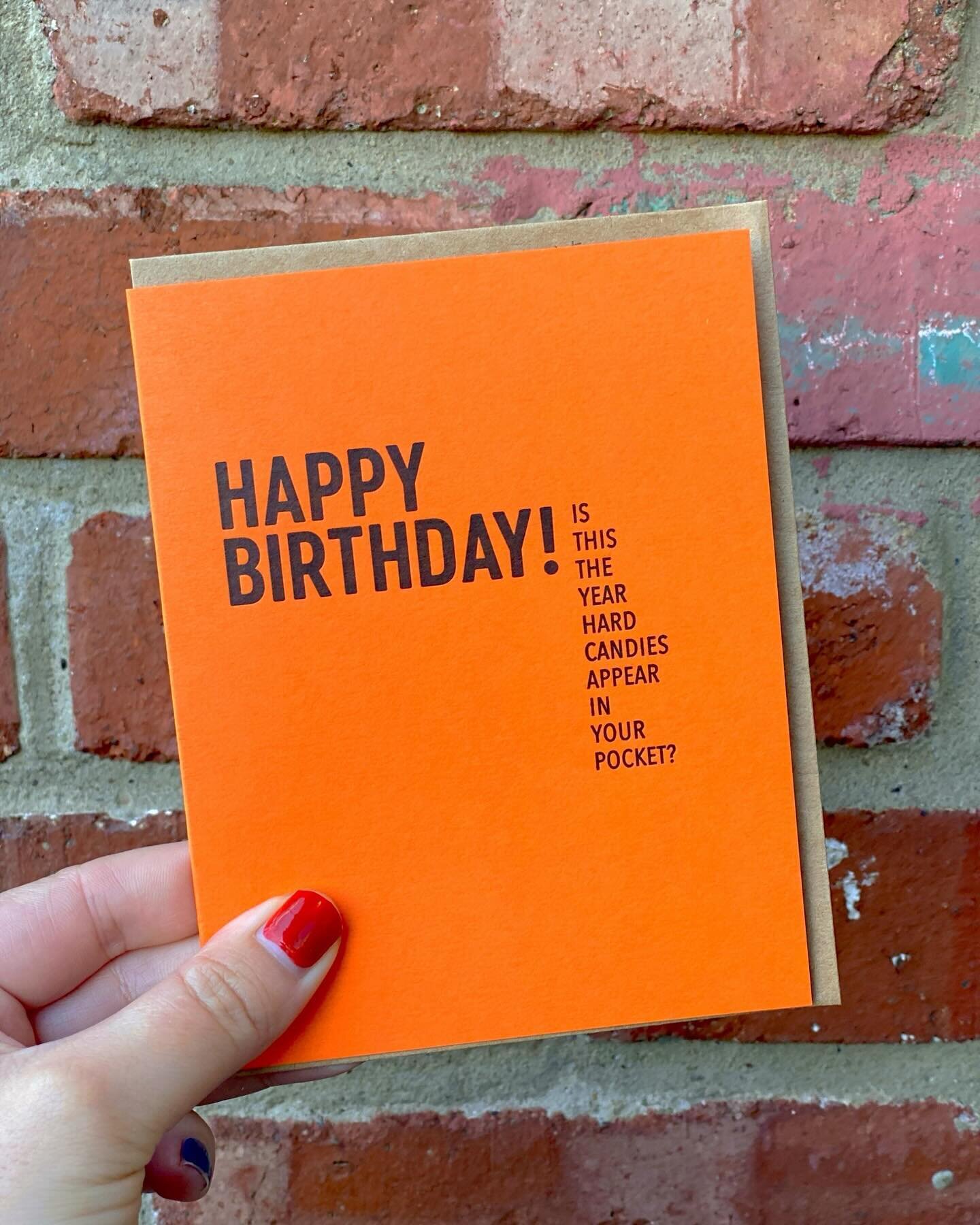 New, sassy birthday cards from @saplingpress 😂🩷