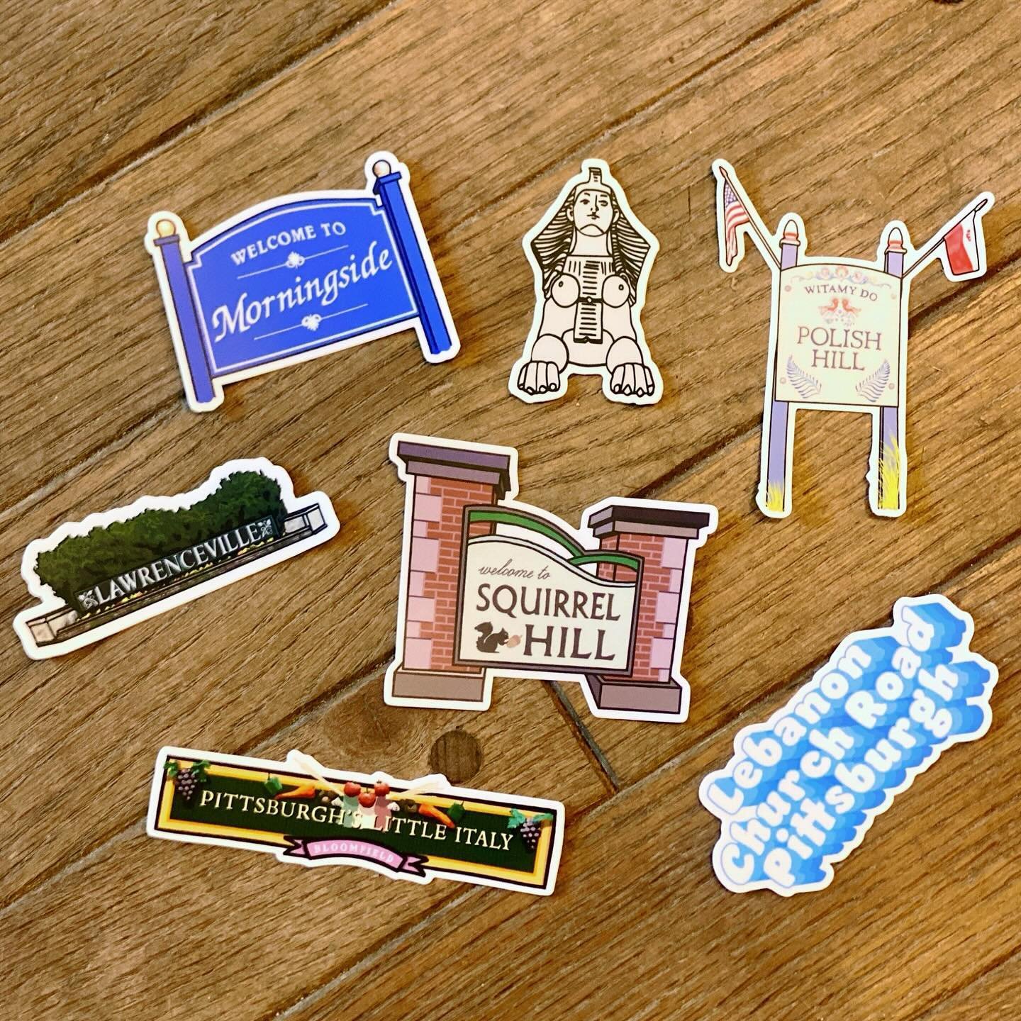 NEW NEW NEW from @squirrelhill.shop 😍 we&rsquo;re so excited to finally have their designs in the shop!! We&rsquo;ve got stickers, magnets, and keychains! 🩷