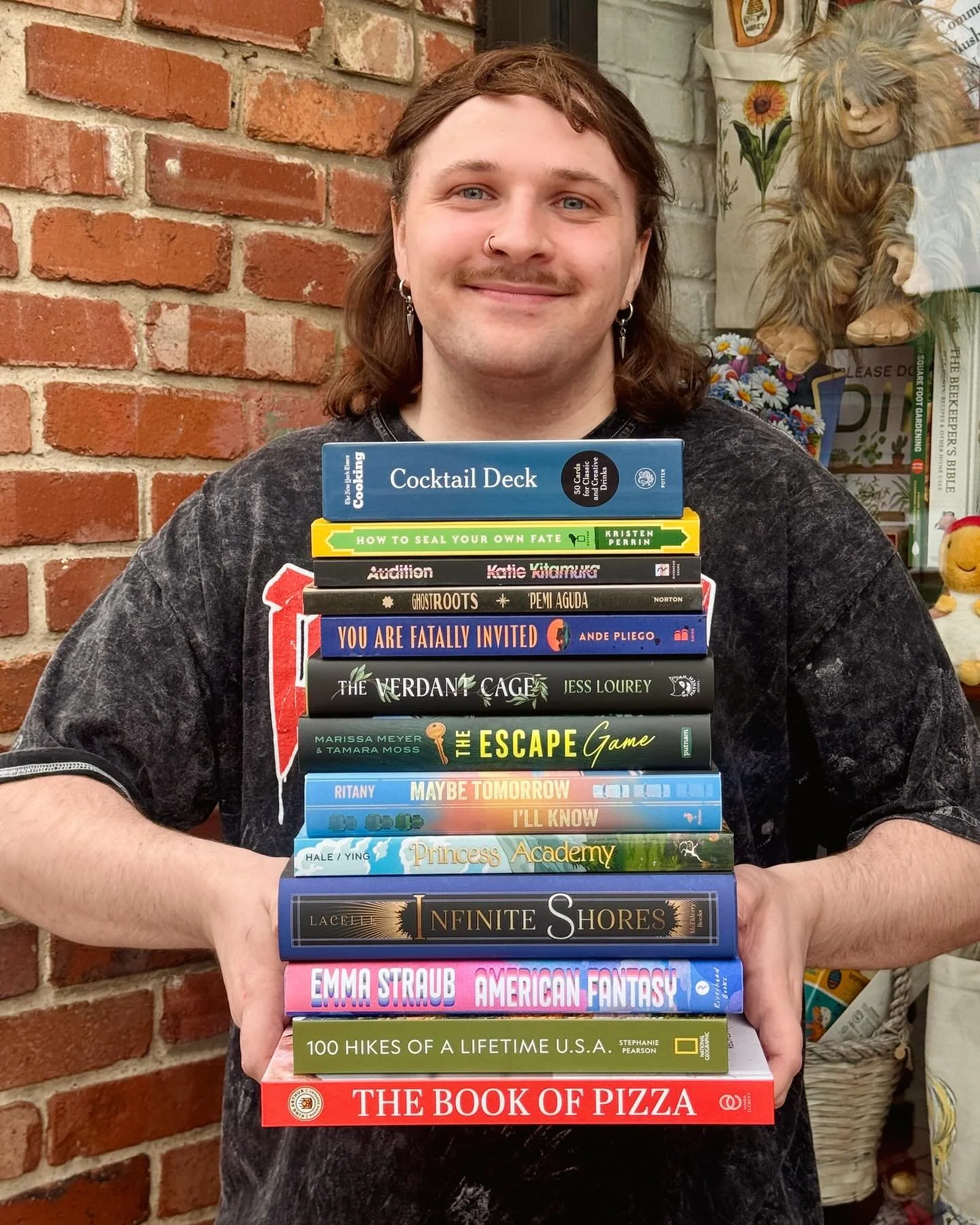 It&rsquo;s New Release Day!! We&rsquo;ve got a pretty big stack today and some very exciting titles!! 👀🤩🎉 #shieldofsparrows #marissameyer #jesslourey #emmastraub #newreleasetuesday