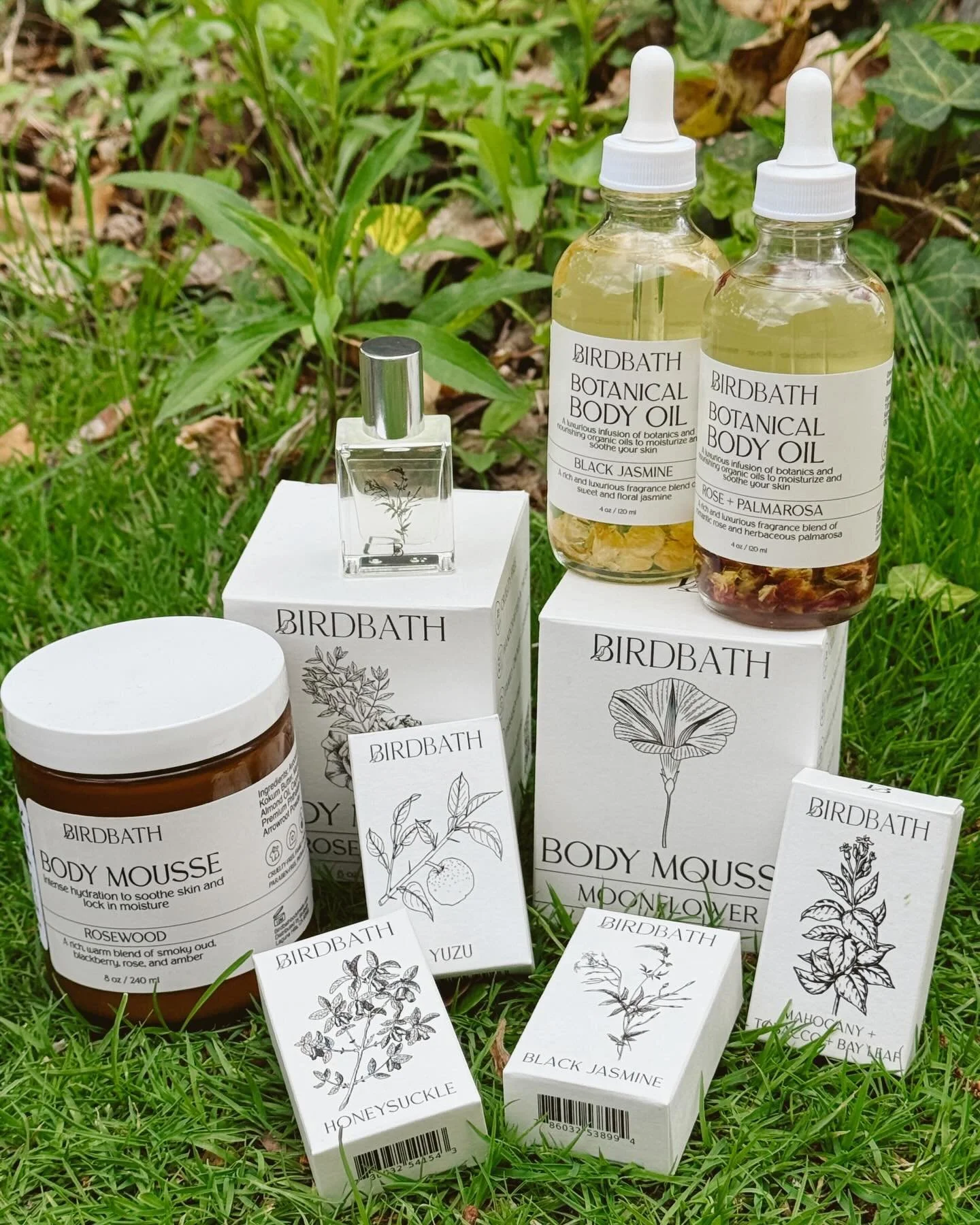 BACK IN STOCK! They flew out the door the first time so allow us to introduce this luscious line of fragrance from @birdbathbodytreats! I got a body mousse sample at a gift show, put it on at the hotel that night after I showered, and I was so obsess