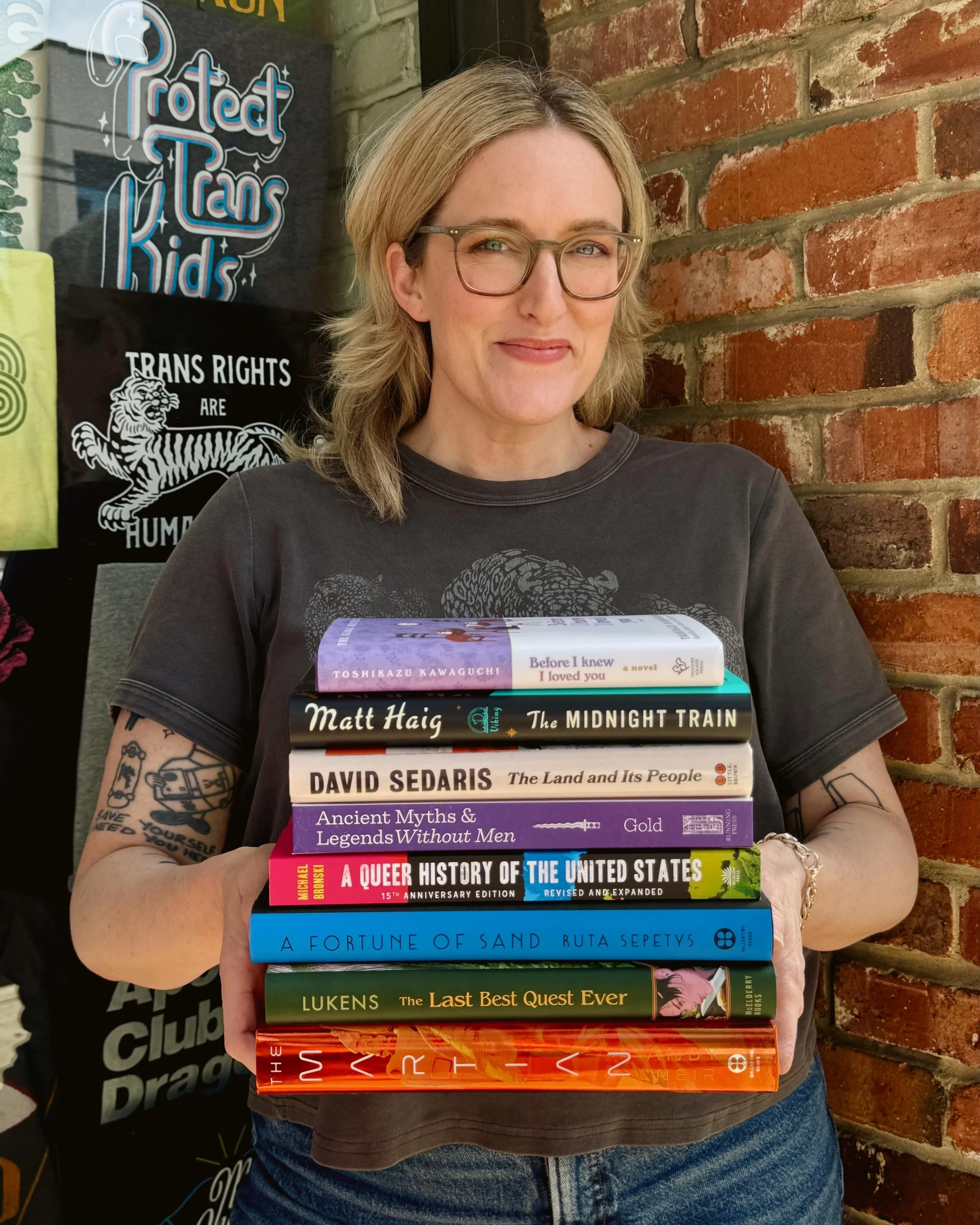 NEW RELEASE DAY!!! BIG TITLES TODAY! So many huge things today! Especially new Matt Haig, new Toshikazu Kawaguchi, new David Sedaris!!!! New edition of The Martian! So many things 🤩🩷 #matthaig #toshikazukawaguchi #davidsedaris #andyweir #newrelease